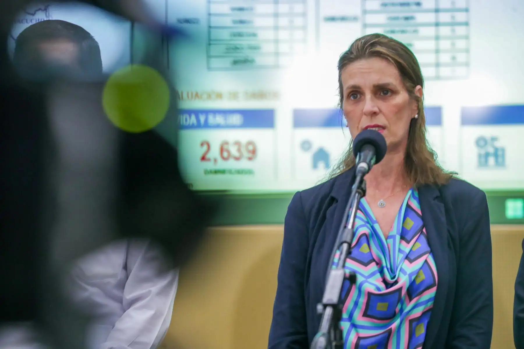 Ministra de Vivienda, Construcción y Saneamiento, Hania Pérez de Cuéllar. ANDINA/Difusión