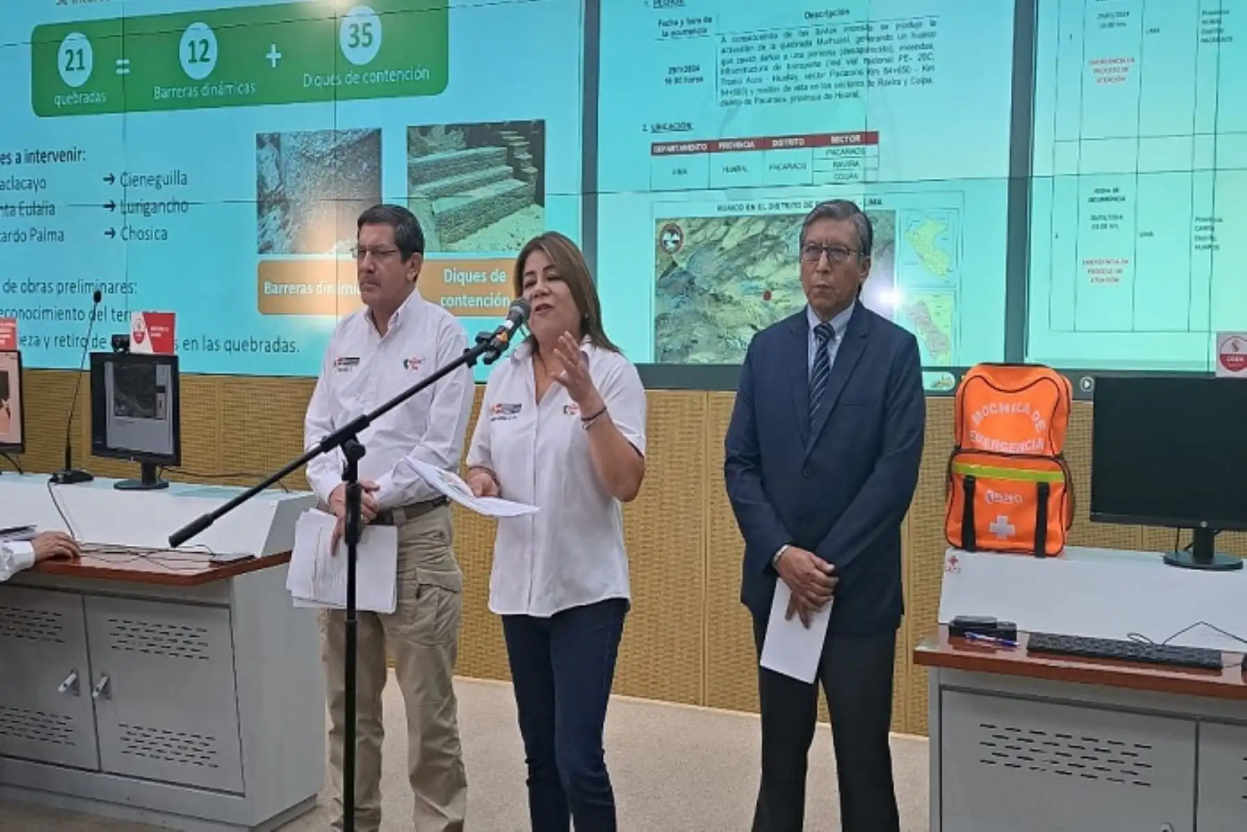 Midagri envía equipos y maquinaria para atender emergencias por lluvias.