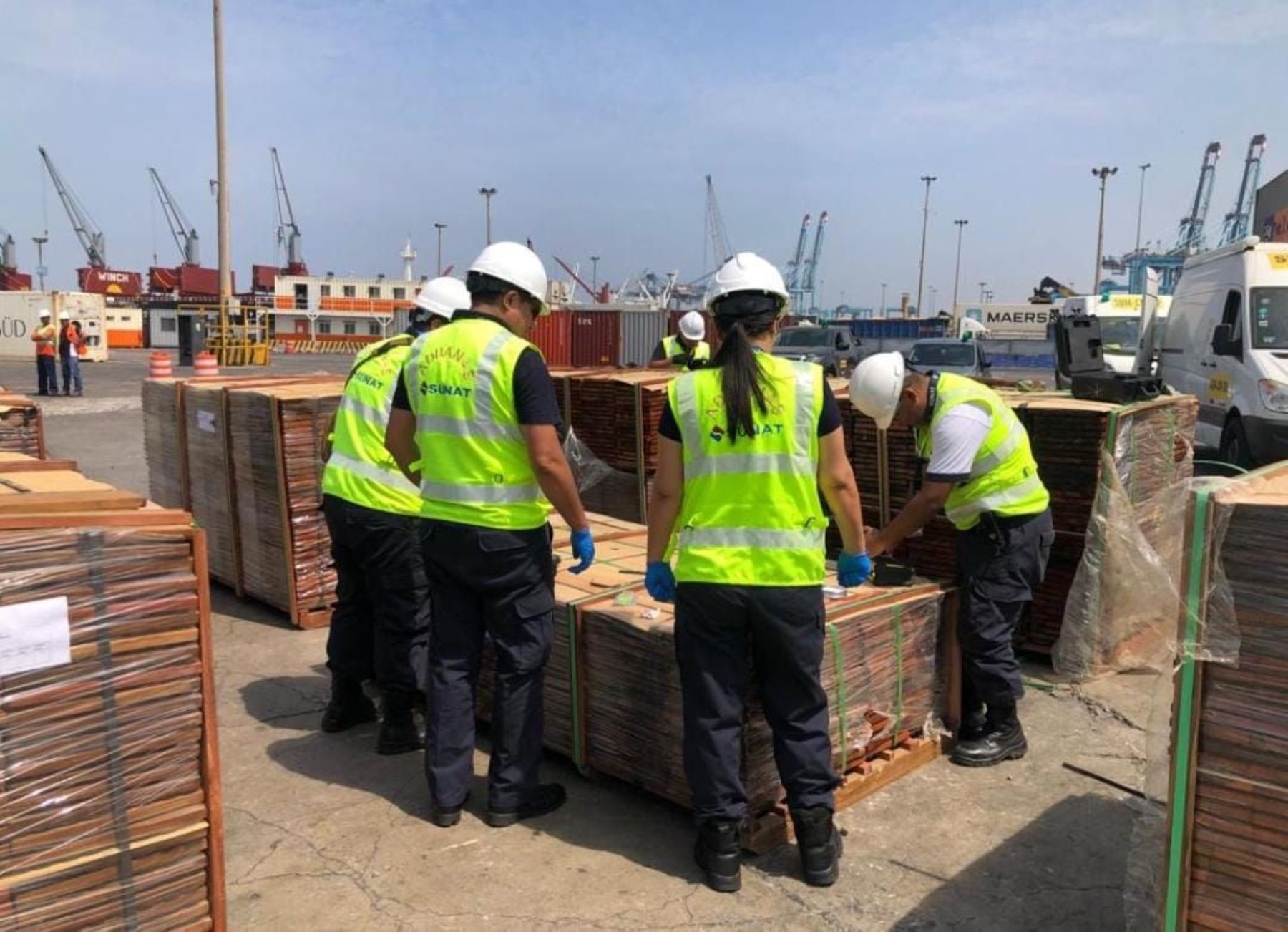 Importante operativo policial en el puerto del Callao permitió la desarticulación de una mafia dedicada al tráfico de drogas. Foto: Difusión