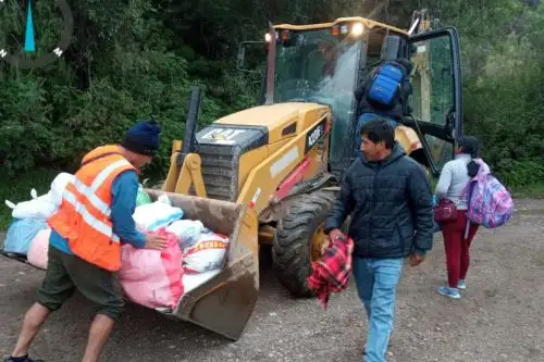 Las provincias que reciben apoyo del COER son La Unión, Condesuyos, Castilla, Camaná y Arequipa, donde las lluvias son persistentes en los últimos días. Foto: ANDINA/Difusión