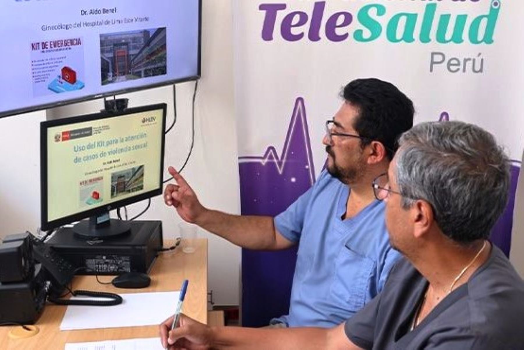Hospital de Lima Este-Vitarte desarrolla telecapacitación sobre kit de violencia sexual. Foto: ANDINA/Difusión.