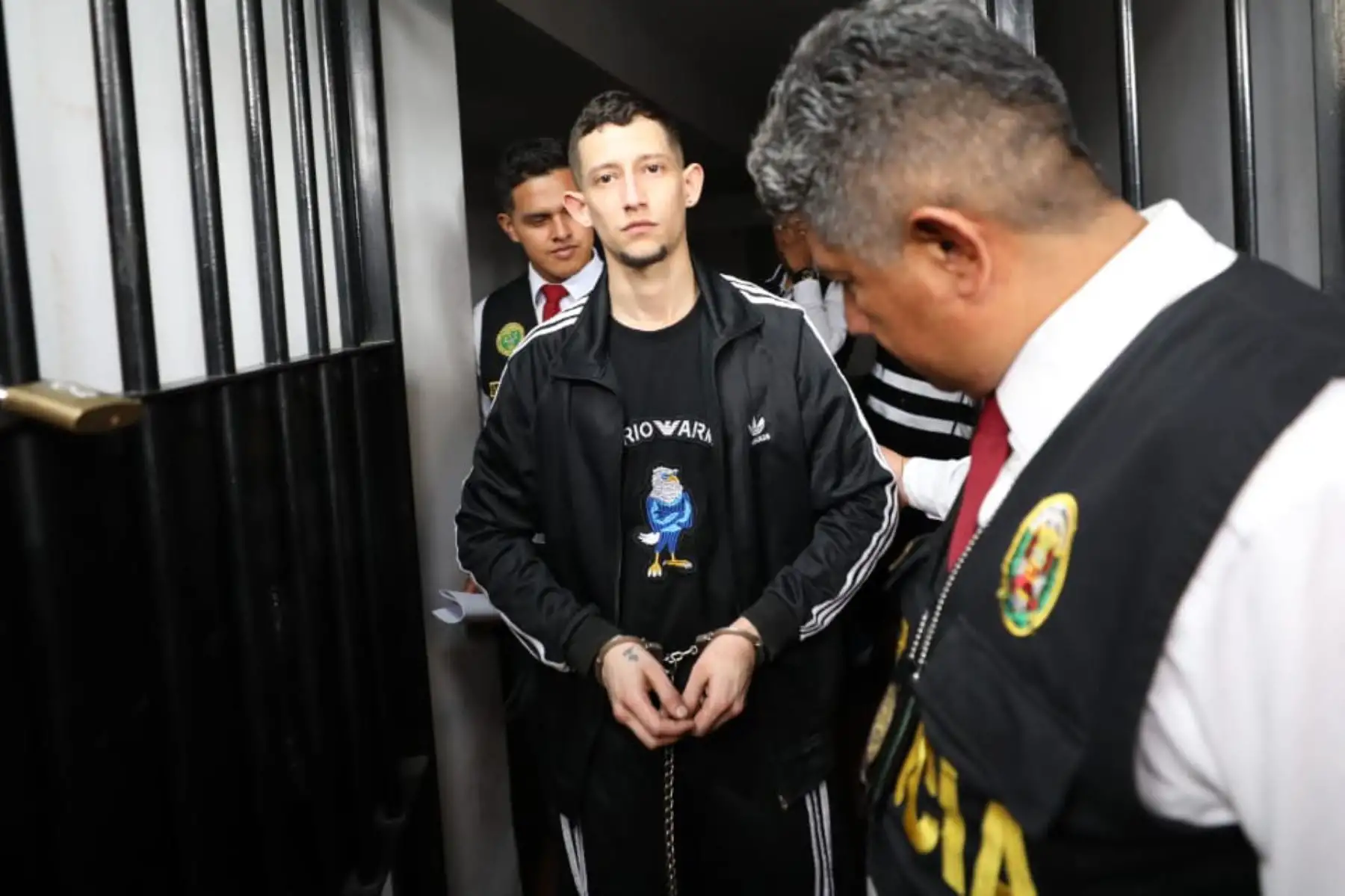 Poder Judicial, a través del Vigésimo Cuarto Juzgado de Investigación Preparatoria de Lima, realiza control de identidad de Sergio Tarache Parra, investigado por el feminicidio de Katherine Gómez. Foto: Difusión