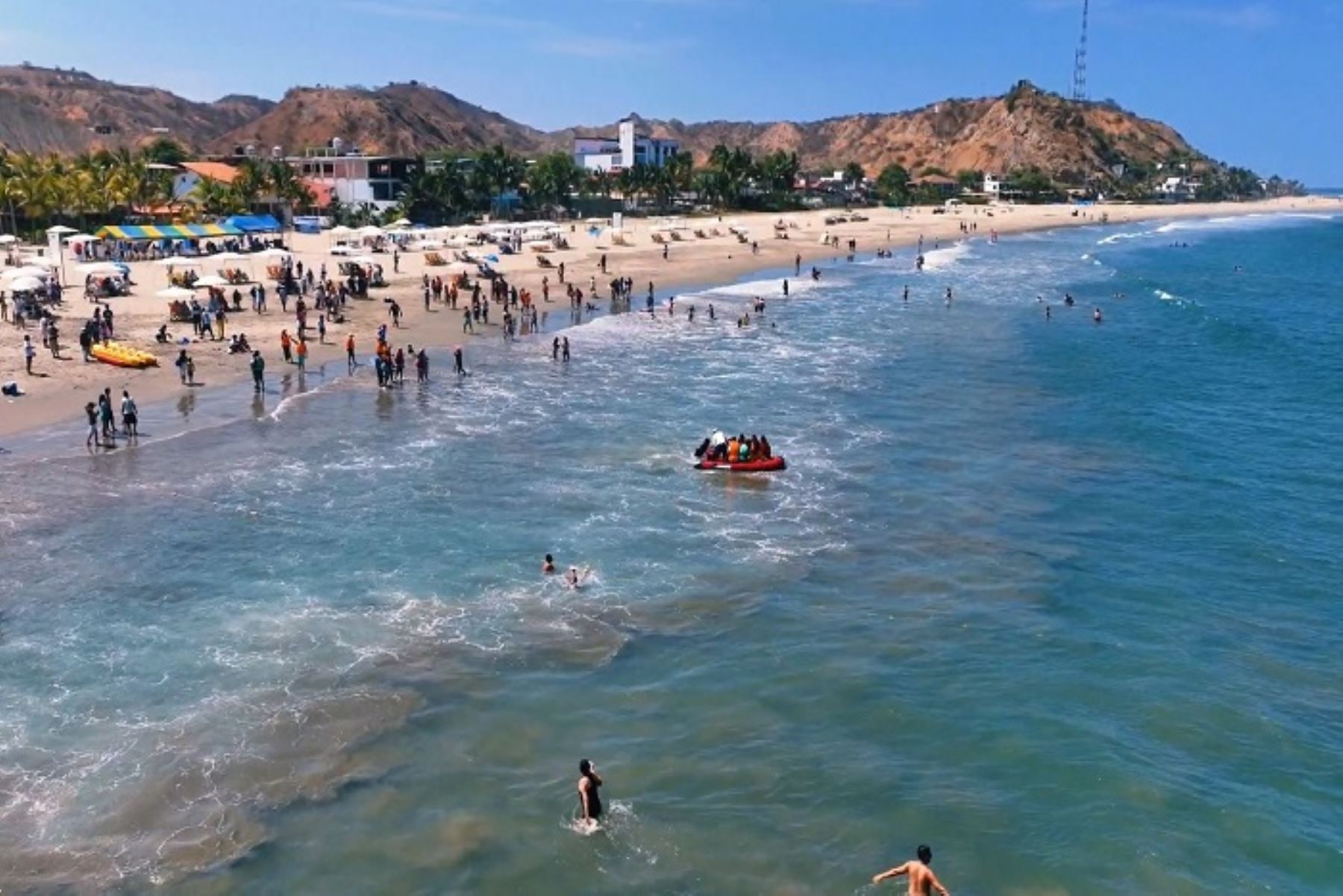 Las playas de Tumbes son el principal atractivo turístico de esta región y que espera un número importante de visitantes este feriado largo por Semana Santa.