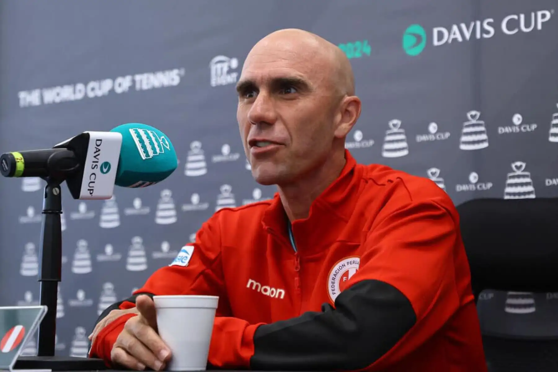 Luis Horna, capitán del equipo peruano de tenis que aspira llegar a la Copa Davis. Foto: Difusión