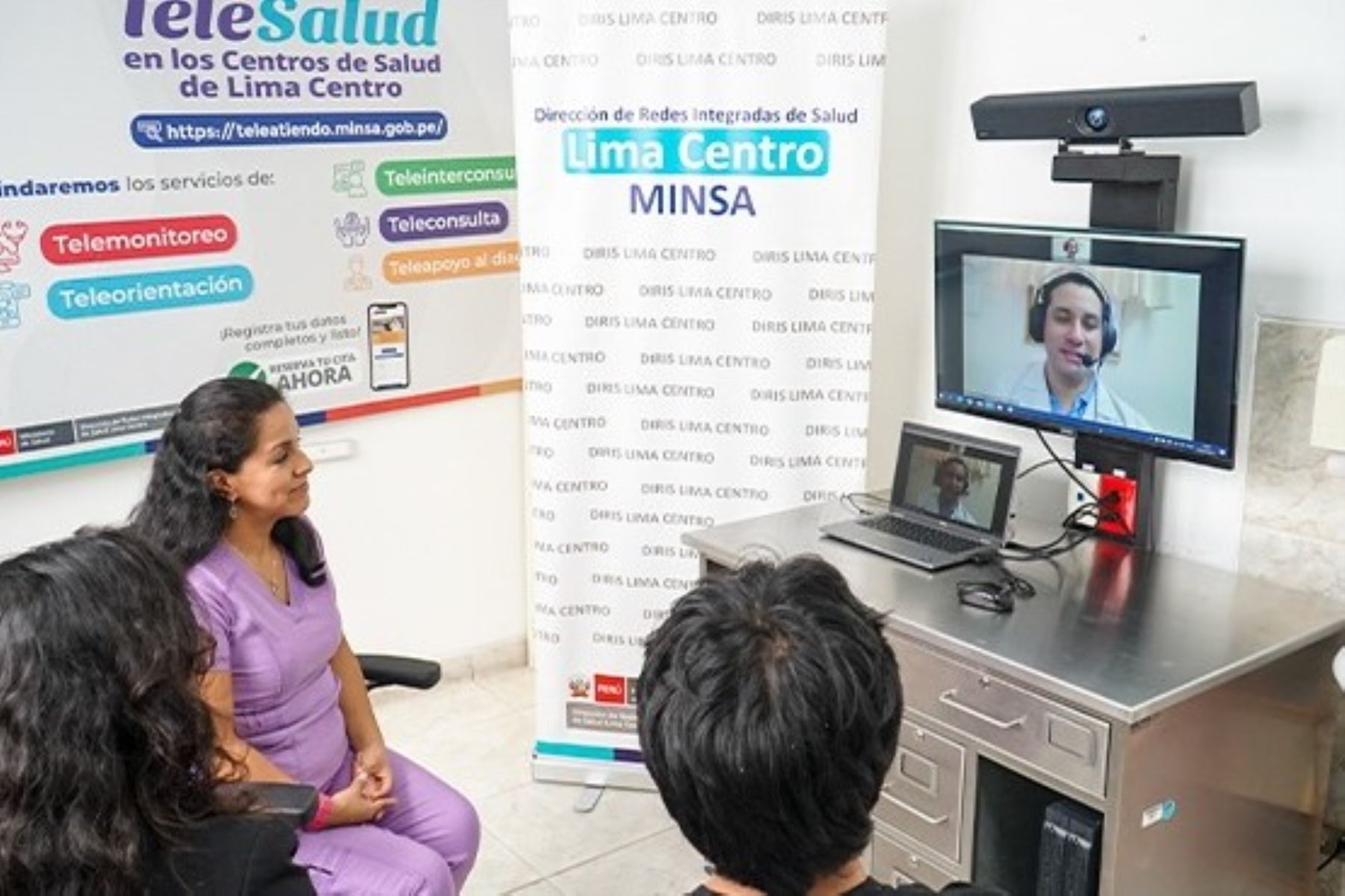 Diris Lima Centro brindó cerca de 400,000 atenciones en telemedicina. Foto:ANDINA/Difusión