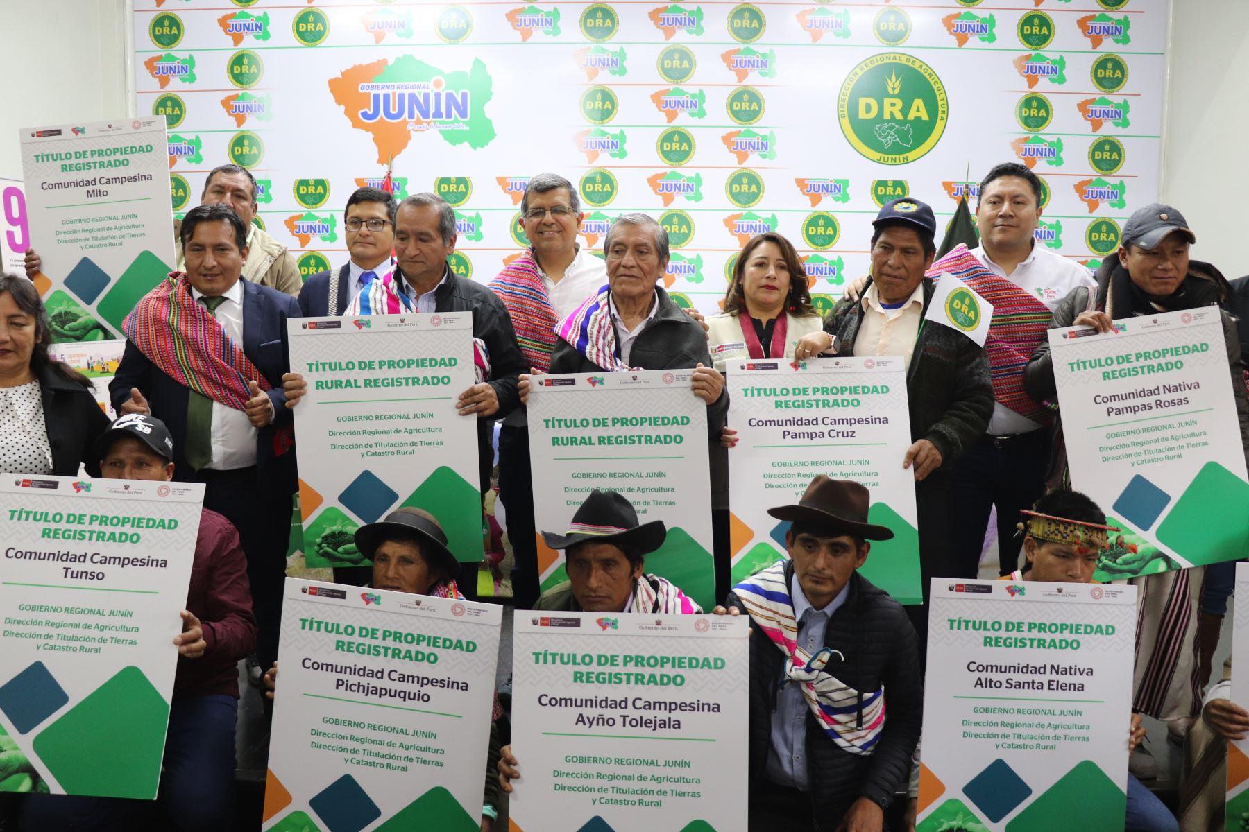 Para este año, se proyecta entregar más de 97,000 títulos de propiedad rural gratuitos en Puno, Cajamarca, Huánuco, Apurímac, Cusco, Amazonas, Ucayali, Loreto, Junín y San Martín.. Foto: ANDINA/Midagri