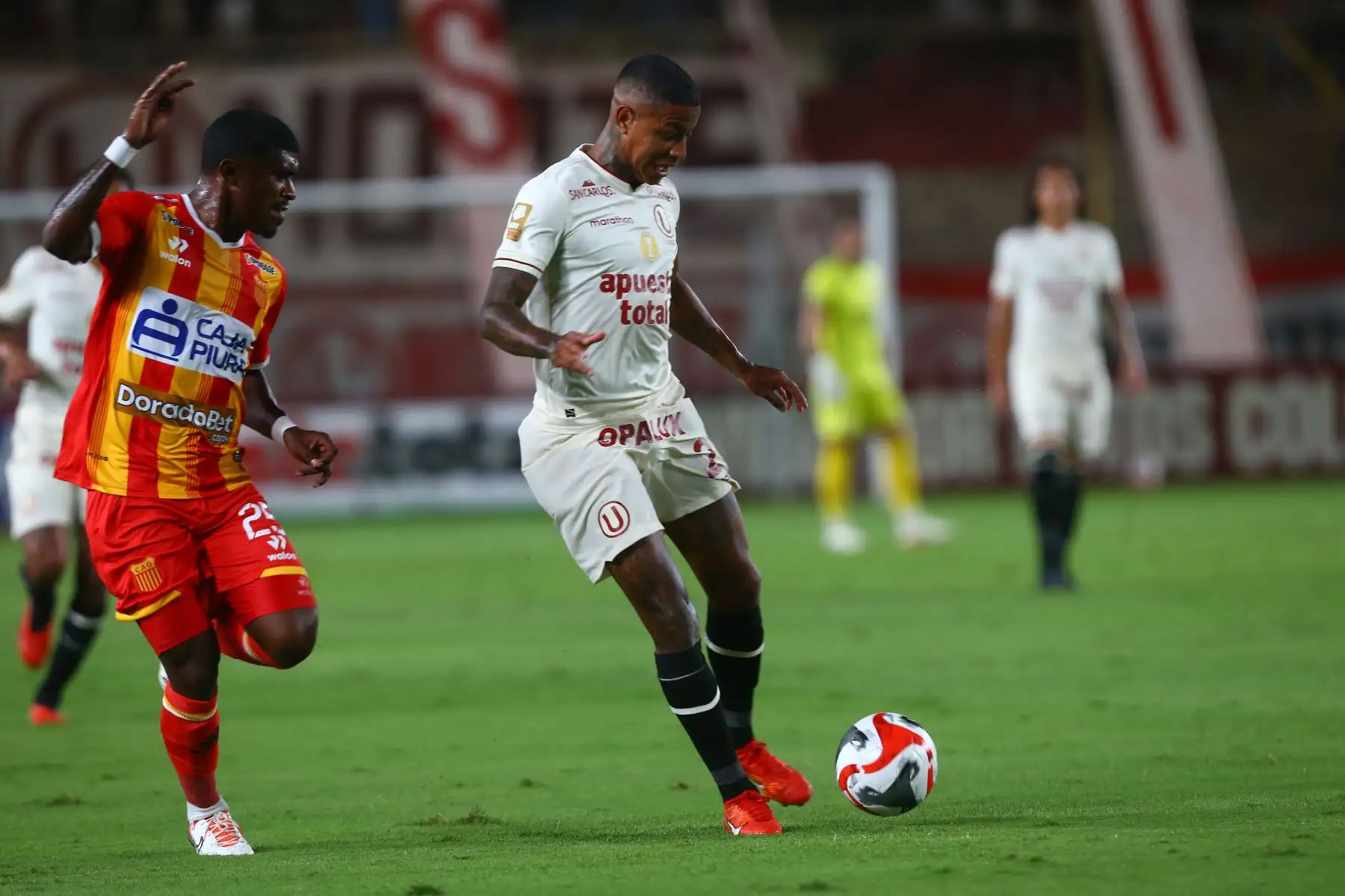 Universitario de Deportes se enfrenta al club Atlético Grau por la fecha 2 de la Liga 1 Apertura  en el estadio Monumental de Ate. 
Foto: ANDINA/Eddy Ramos