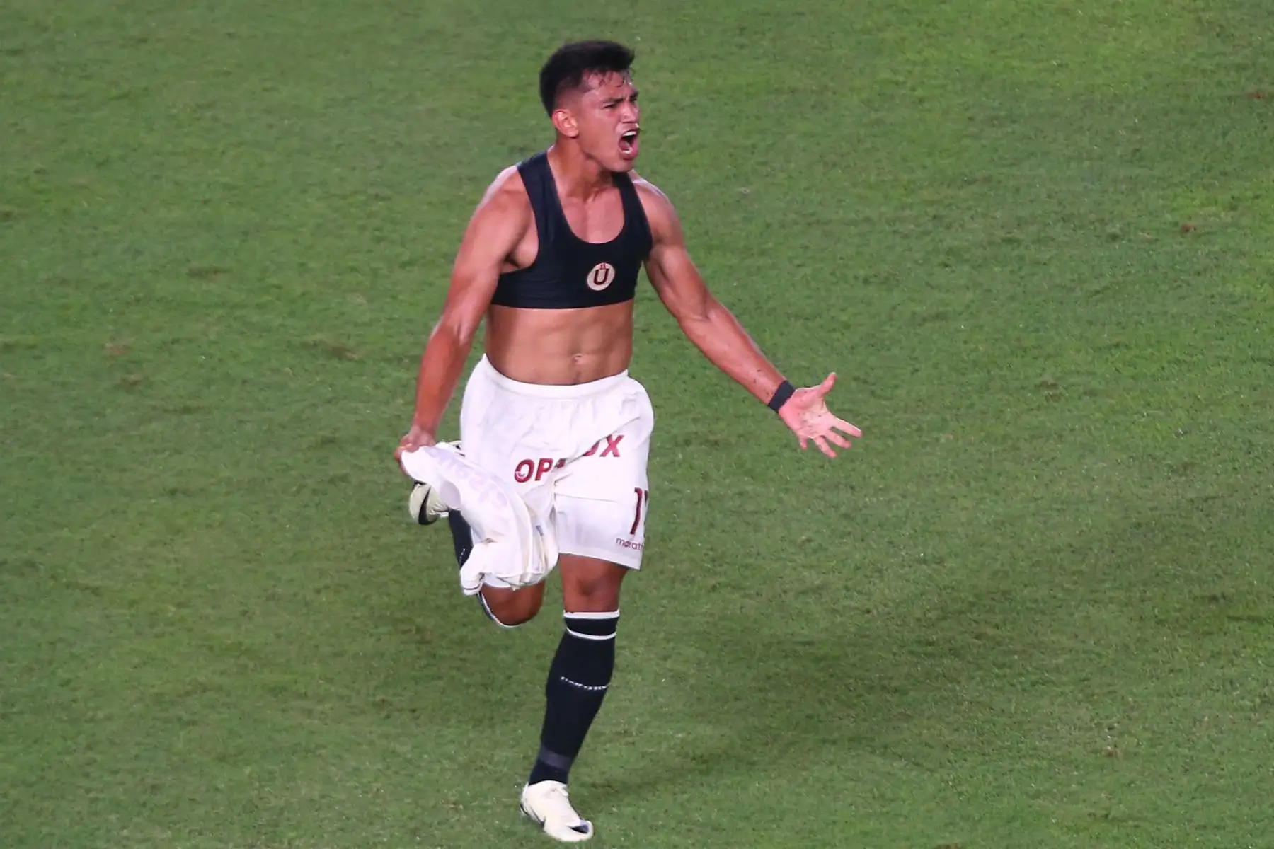 Universitario de Deportes se enfrenta al club Atlético Grau por la fecha 2 de la Liga 1 Apertura  en el estadio Monumental de Ate. 

Foto: ANDINA/Eddy Ramos