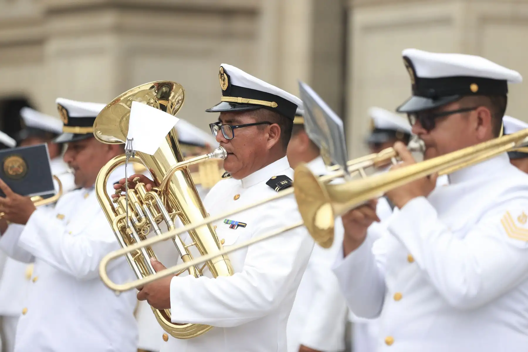 Tradicional cambio de guardia en Palacio de Gobierno
Foto: ANDINA/Prensa Presidencia