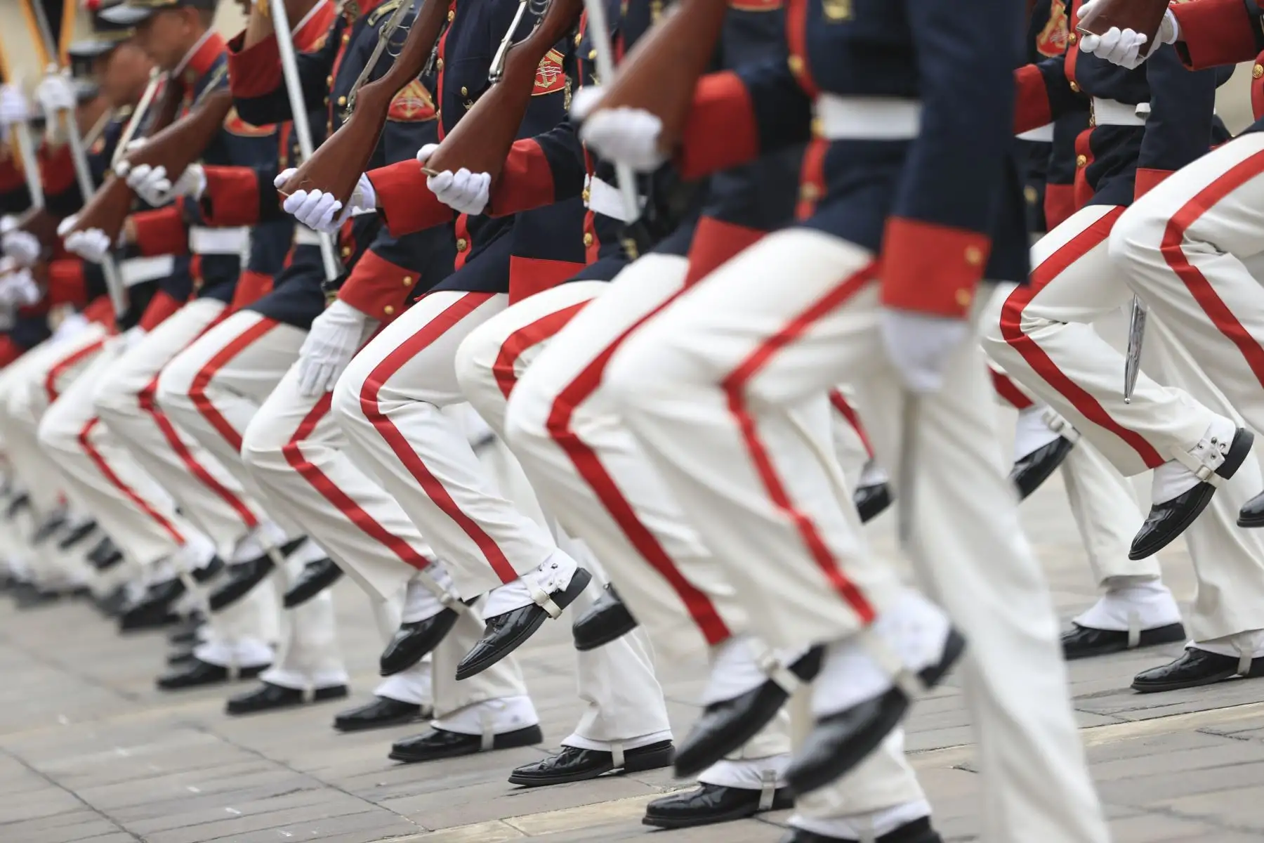 Tradicional cambio de guardia en Palacio de Gobierno
Foto: ANDINA/Prensa Presidencia