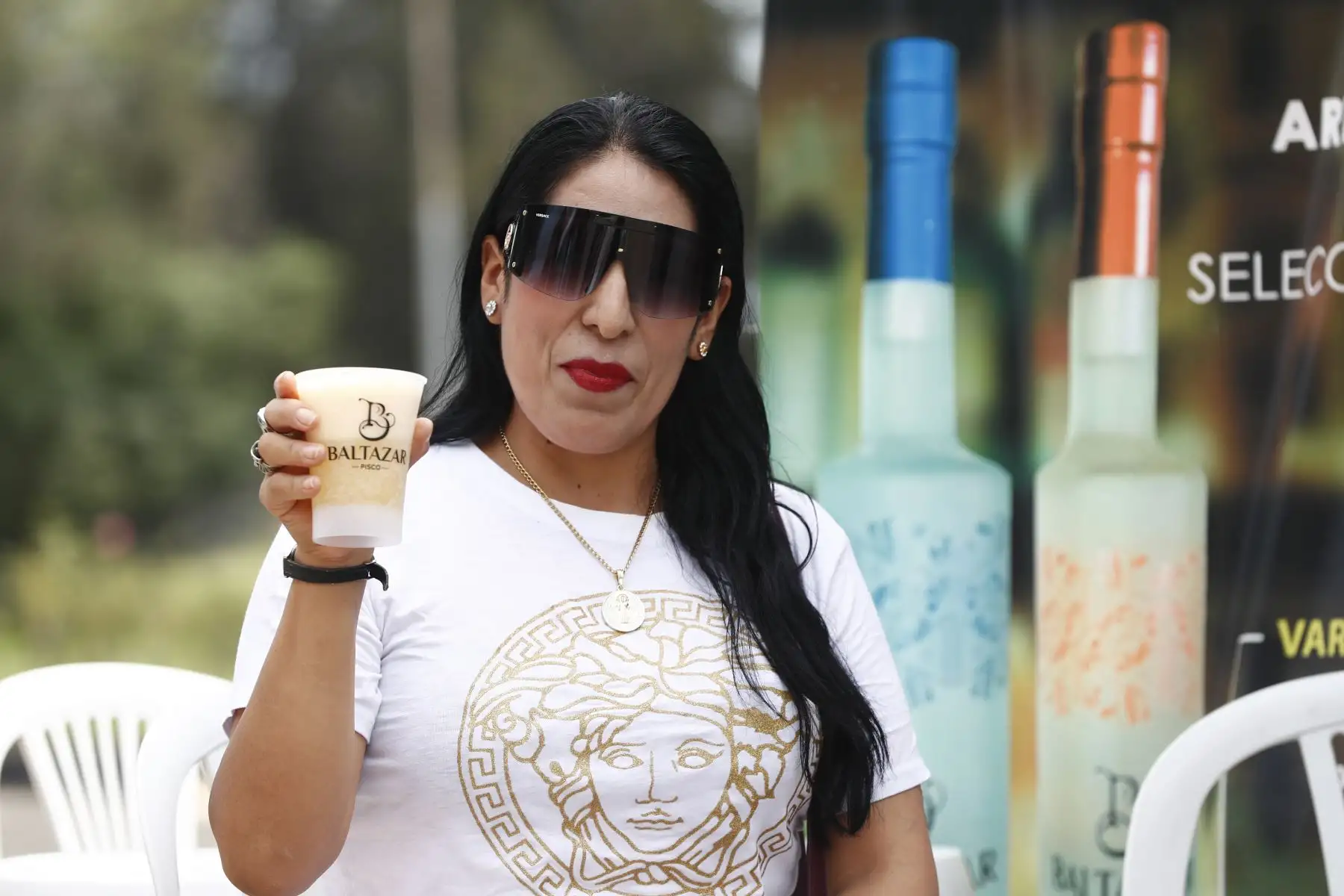 En el marco de las celebraciones por el Día del Pisco Sour, limeños acuden al Campo de Marte, ubicado en Jesús María, para degustar diversas versiones del cóctel bandera del Perú, en un festival organizado por la Municipalidad de Jesús María y la Cámara de Comercio de Lima. Foto: ANDINA/Daniel Bracamonte