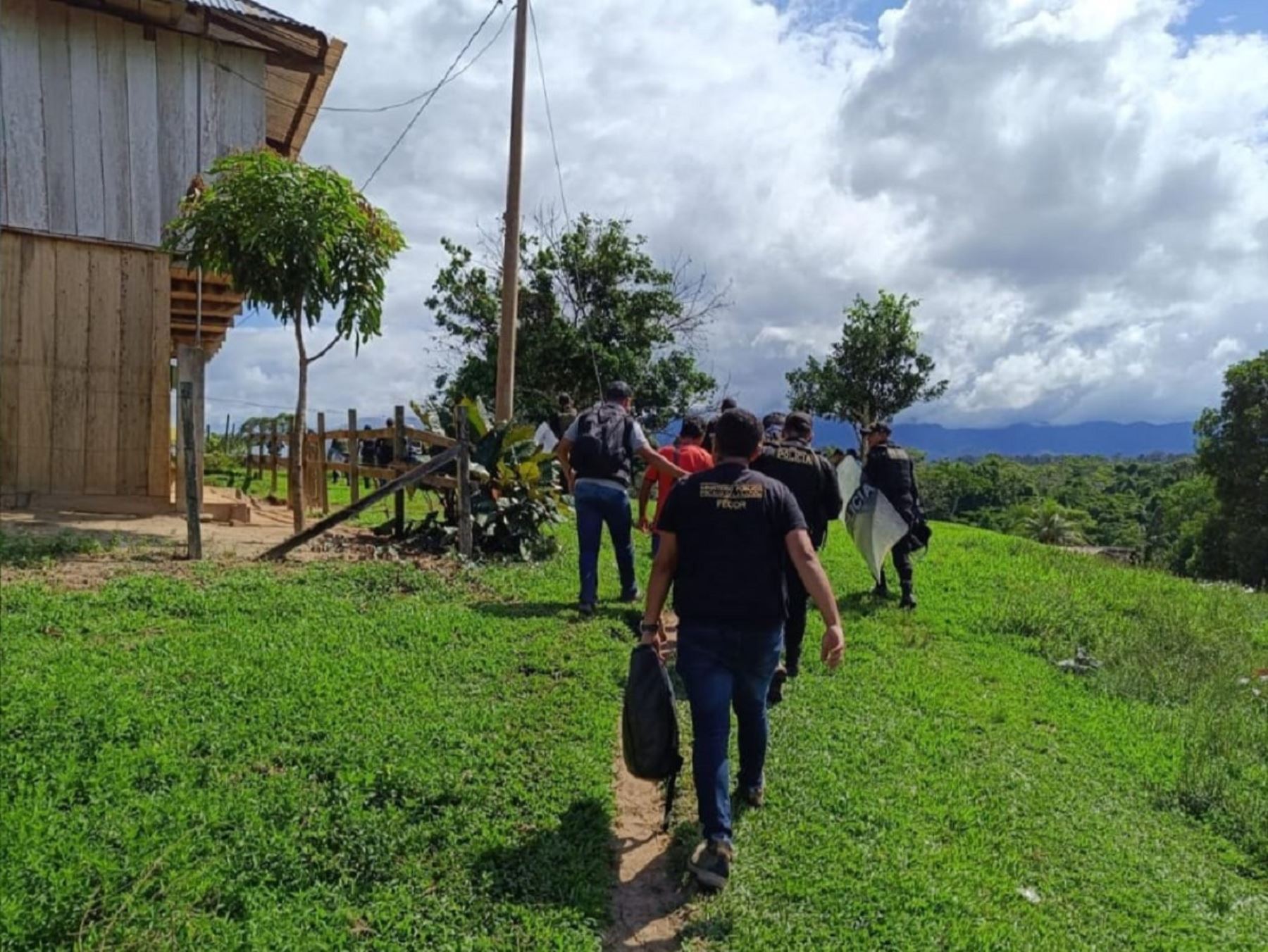 El operativo de captura de los cuatro presuntos asesinos de líder indígena y defensor ambiental de San Martín se desarrolló de manera simultánea en tres lugares del país. ANDINA/Difusión