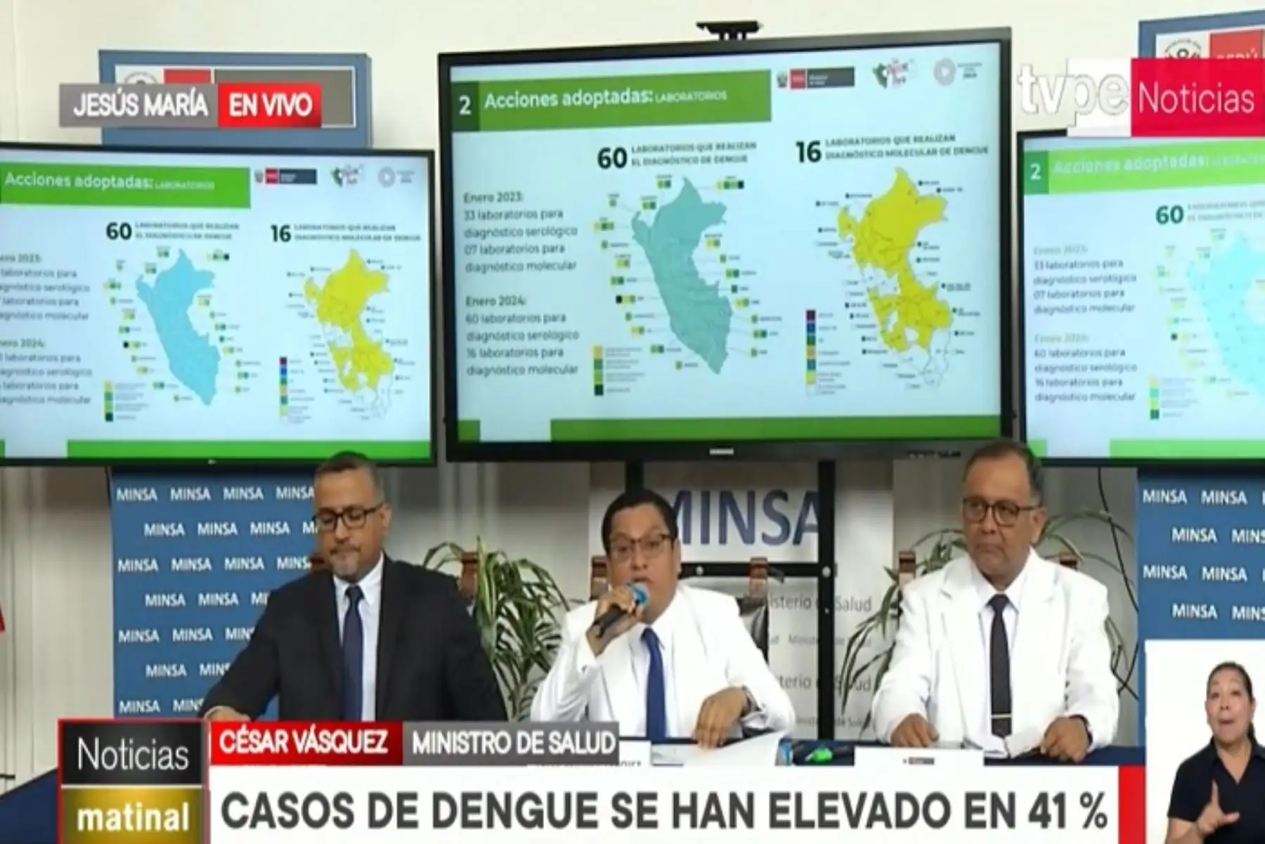 Minsa tiene 76 laboratorios a en país y 120 equipos de respuesta para enfrentar el dengue