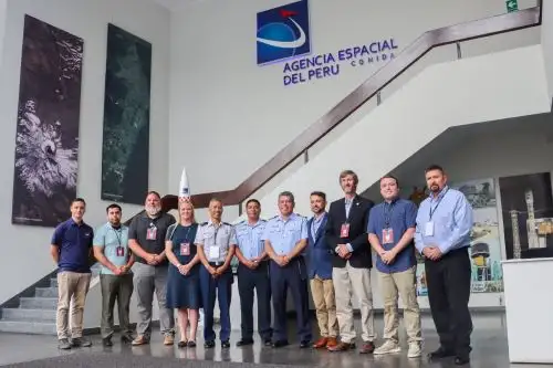 Los  representantes de la Sounding Rockets Program Office (SRPO) de la NASA y la Embajada de los Estados Unidos recorrieron las instalaciones de la Base Científica de Punta Lobos, en Pucusana.