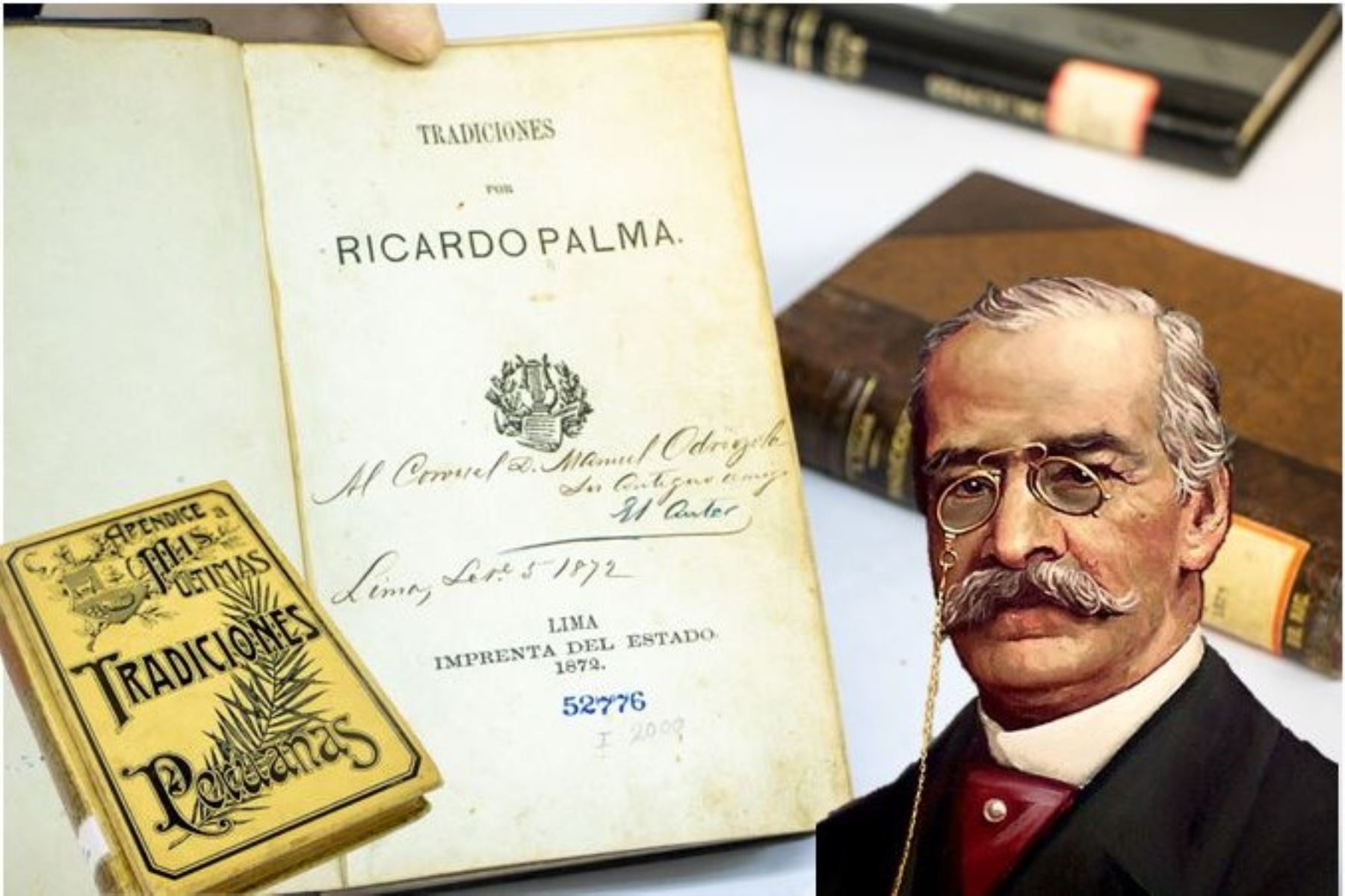 La BNP realzó el legado de Ricardo Palma al cumplirse 191 años de su nacimiento. Foto: BNP/Difusión.