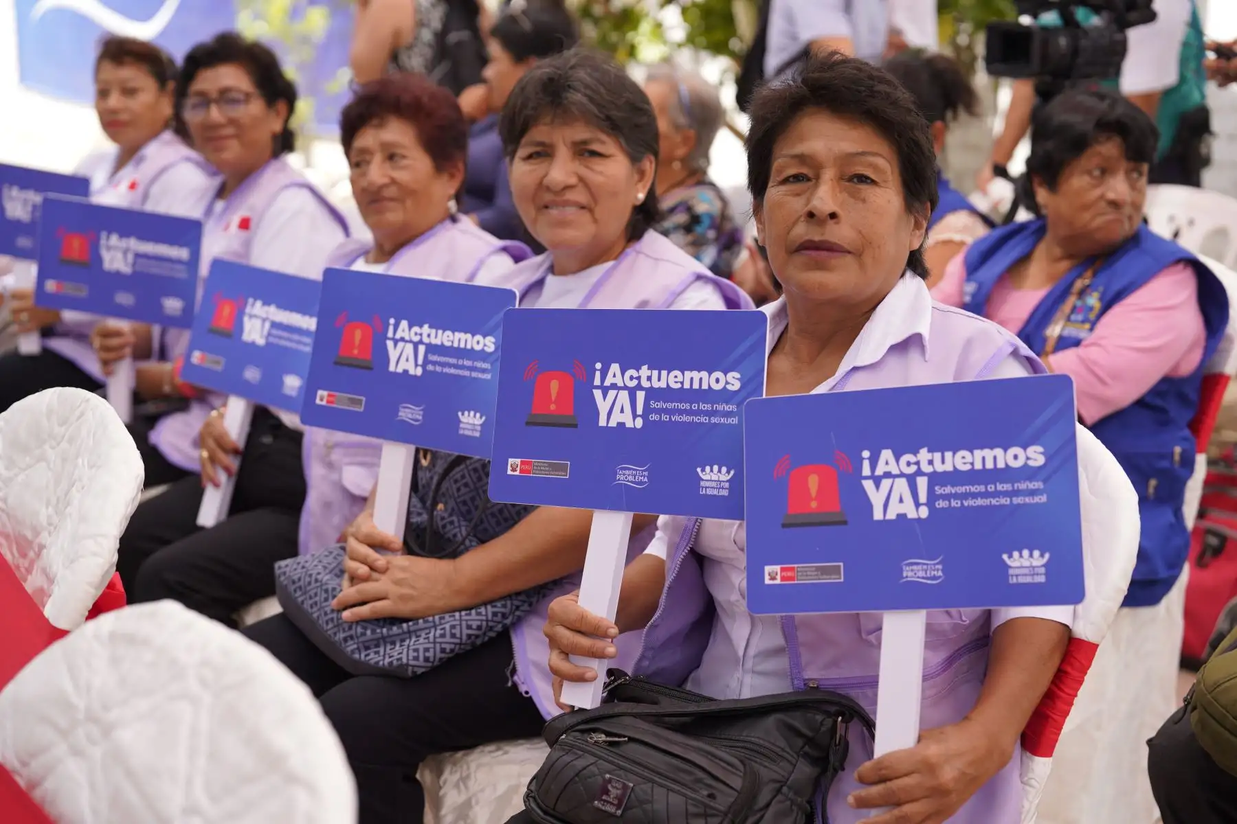 Ministra de la Mujer y Poblaciones Vulnerables, Nancy Tolentino, inauguró el Centro Emergencia Mujer (CEM) Cañete. Foto: ANDINA/ MIMP Perú