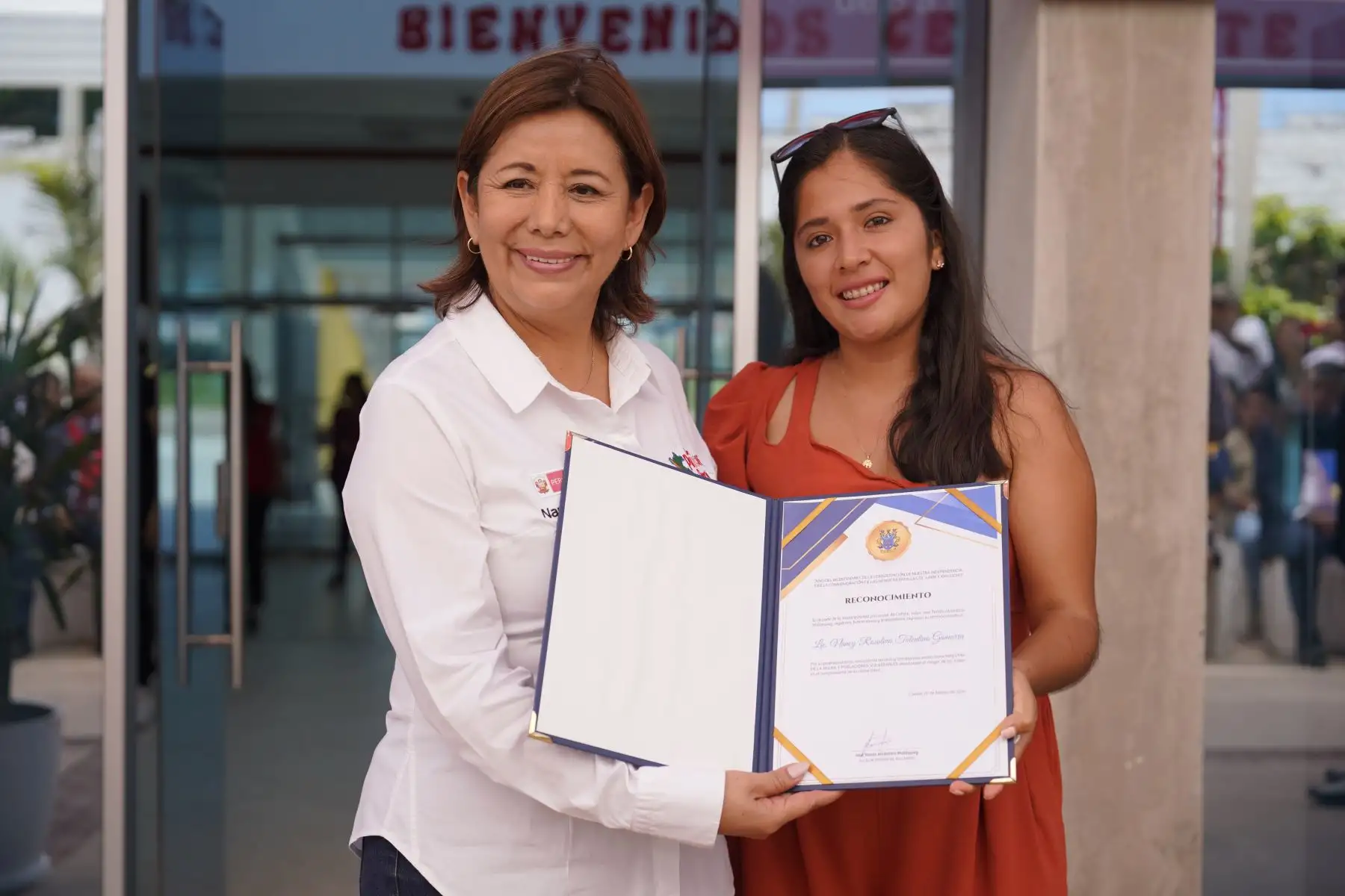 Ministra de la Mujer y Poblaciones Vulnerables, Nancy Tolentino, inauguró el Centro Emergencia Mujer (CEM) Cañete. Foto: ANDINA/ MIMP Perú