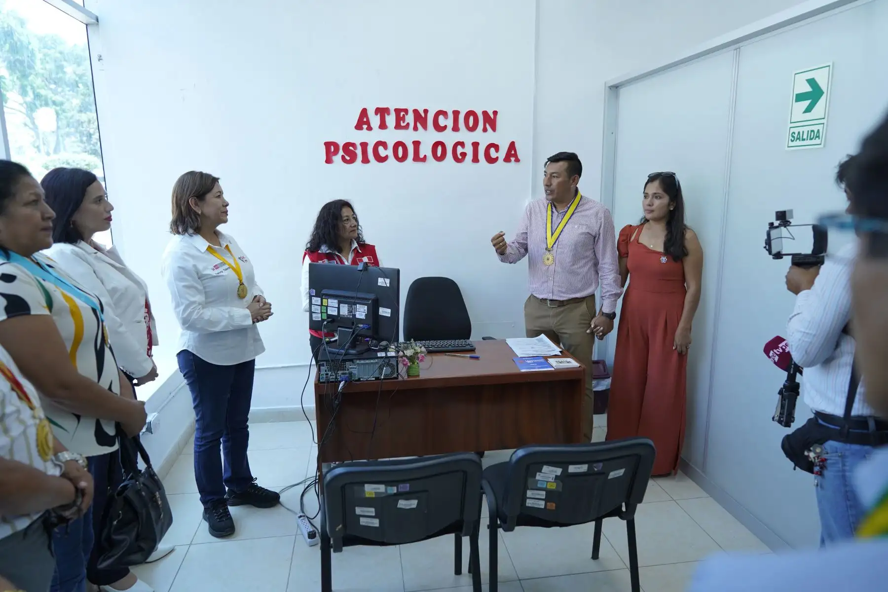 Ministra de la Mujer y Poblaciones Vulnerables, Nancy Tolentino, inauguró el Centro Emergencia Mujer (CEM) Cañete. Foto: ANDINA/ MIMP Perú