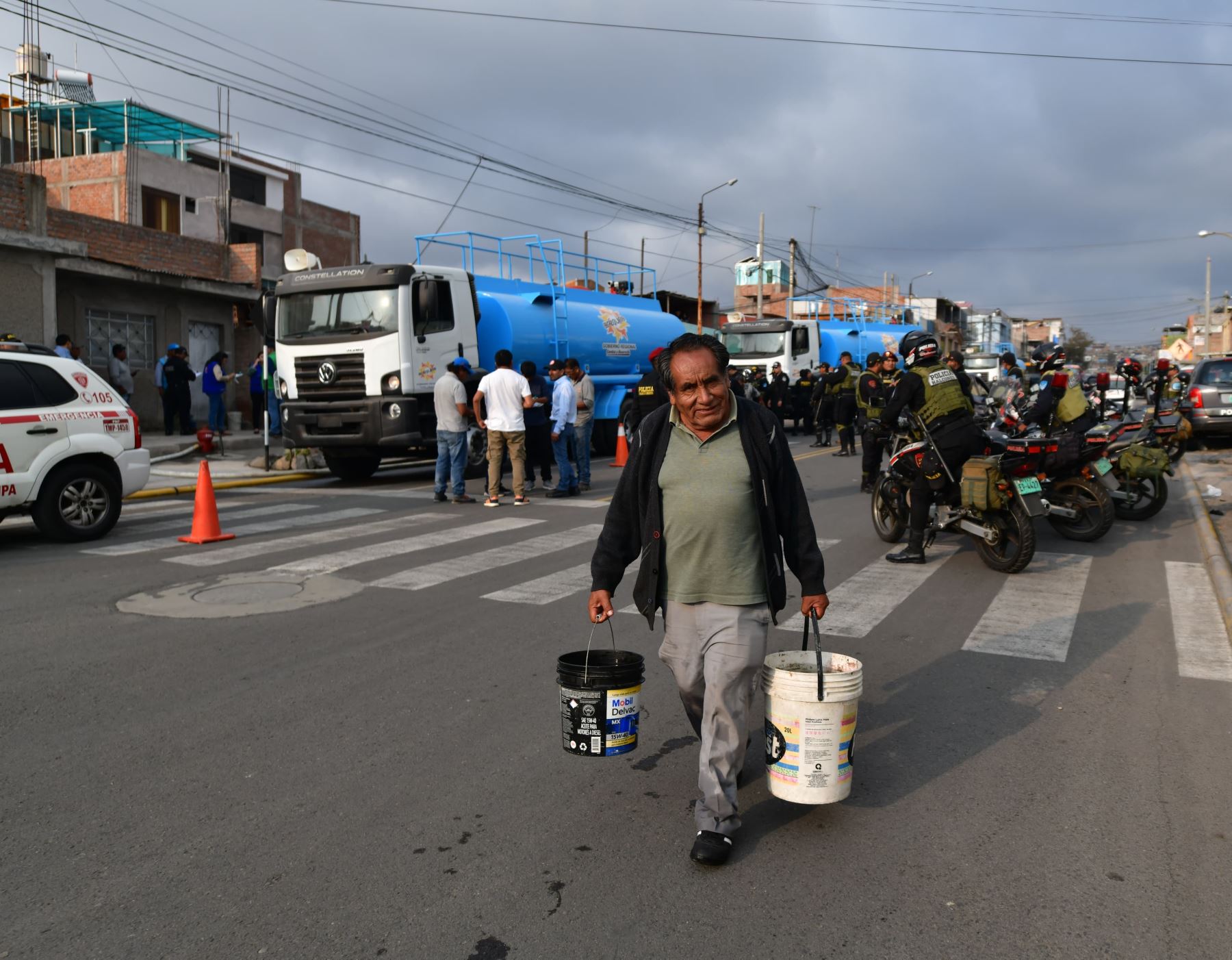 Más del 70 % de la población de la ciudad de Arequipa no cuenta con agua potable. ANDINA/Difusión
