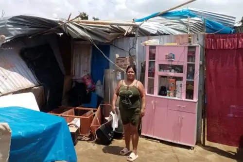 Personal de la Oficina de Defensa Civil de la comuna distrital y agentes de la Policía Nacional constataron los daños en las viviendas.