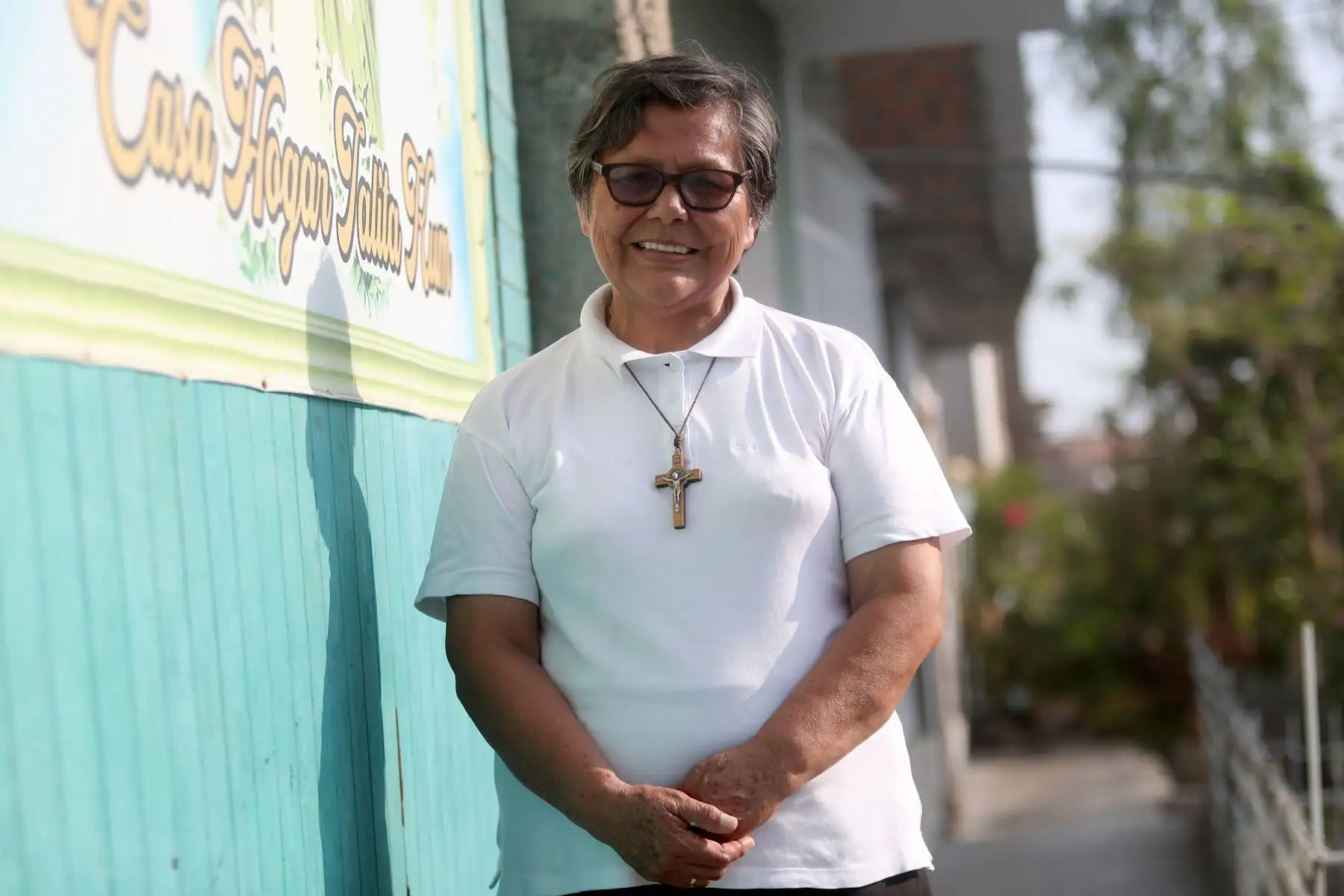 Hogar TALITA KUM, para niñas en estado de abandono y vulnerabilidad en San Juan de Miraflores.
Lo dirige la madre de la orden Las Vírgenes Consagradas, María Ramona Córdova.
Foto: ANDINA/Ricardo Cuba