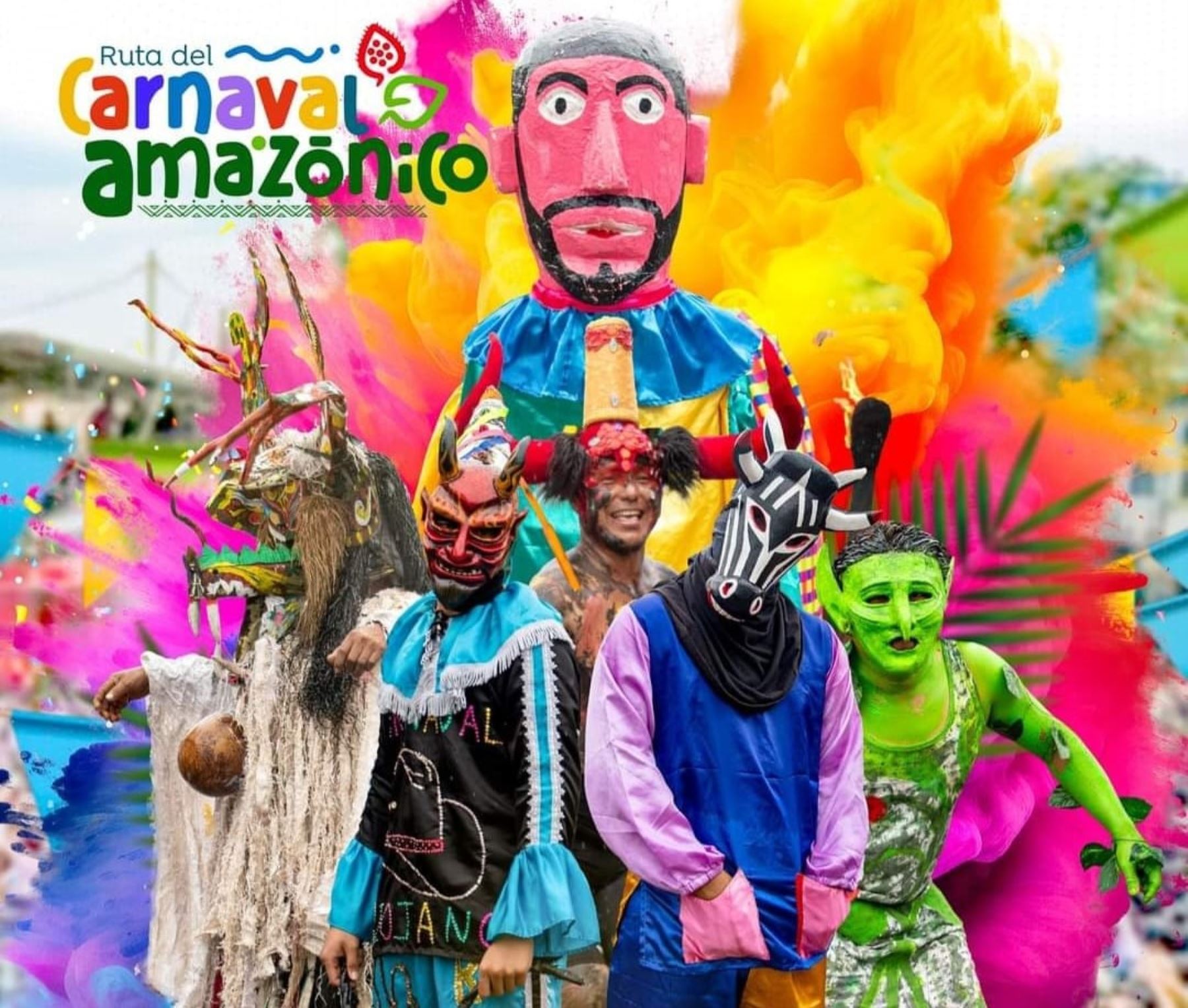 Región San Martín presentó la ruta del Carnaval Amazónico 2024 que promueve las celebraciones que se realizan en Tarapoto,  Moyobamba, Lamas, Tocache, Huallaga, Rioja y otros. ANDINA/Difusión