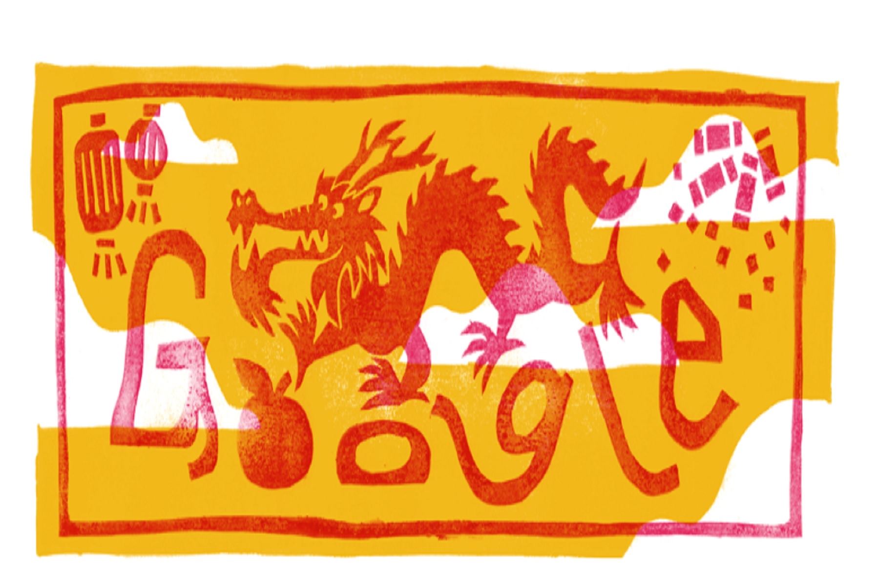 Este Doodle celebra el Año Nuevo Lunar, una festividad importante para muchas culturas asiáticas. Foto: Google
