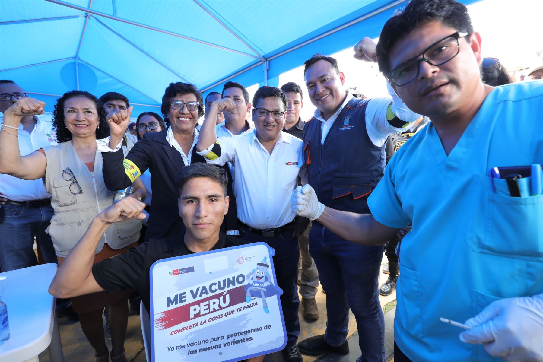 Minsa impulsa la campaña " Unidos contra el Dengue" en la región San Martín.  La campaña, tiene como finalidad, encabezar las estrategias conjuntas de los tres niveles de gobierno, en la lucha contra esta enfermedad. 
Foto: Minsa