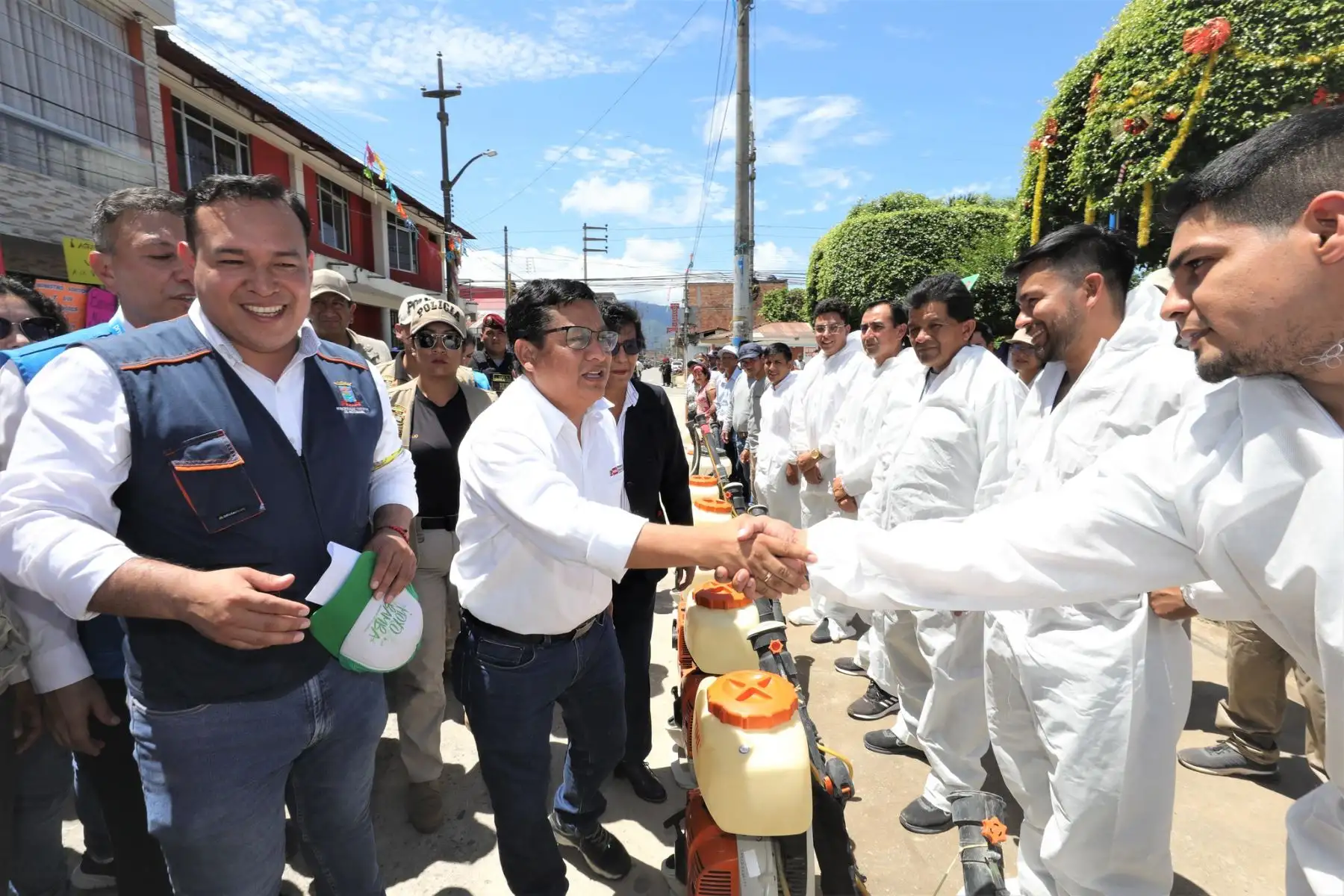 Minsa impulsa la campaña " Unidos contra el Dengue" en la región San Martín.  La campaña, tiene como finalidad, encabezar las estrategias conjuntas de los tres niveles de gobierno, en la lucha contra esta enfermedad. 
Foto: Minsa