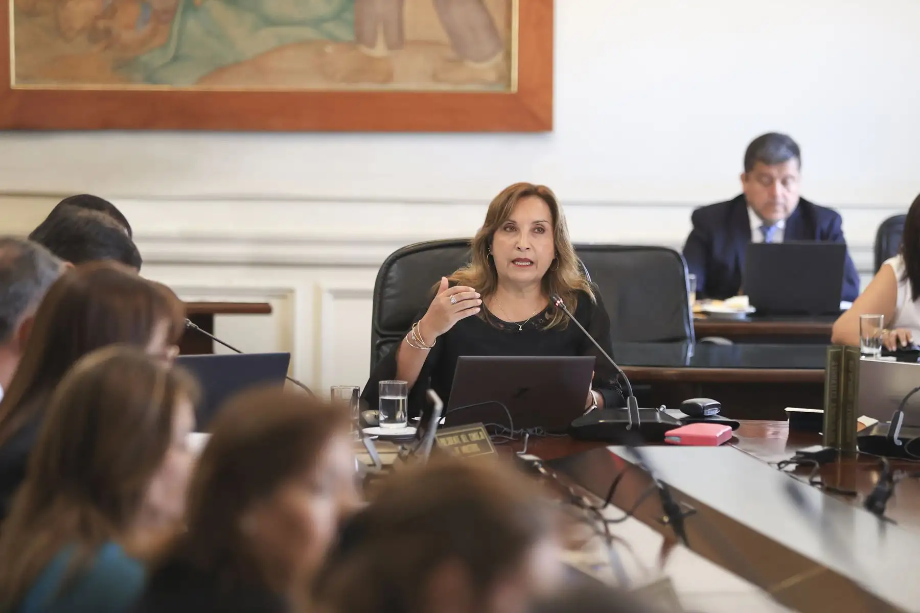Sesión del Consejo de Ministros, presidida por la presidenta Dina Boluarte
Foto: ANDINA/Prensa Presidencia