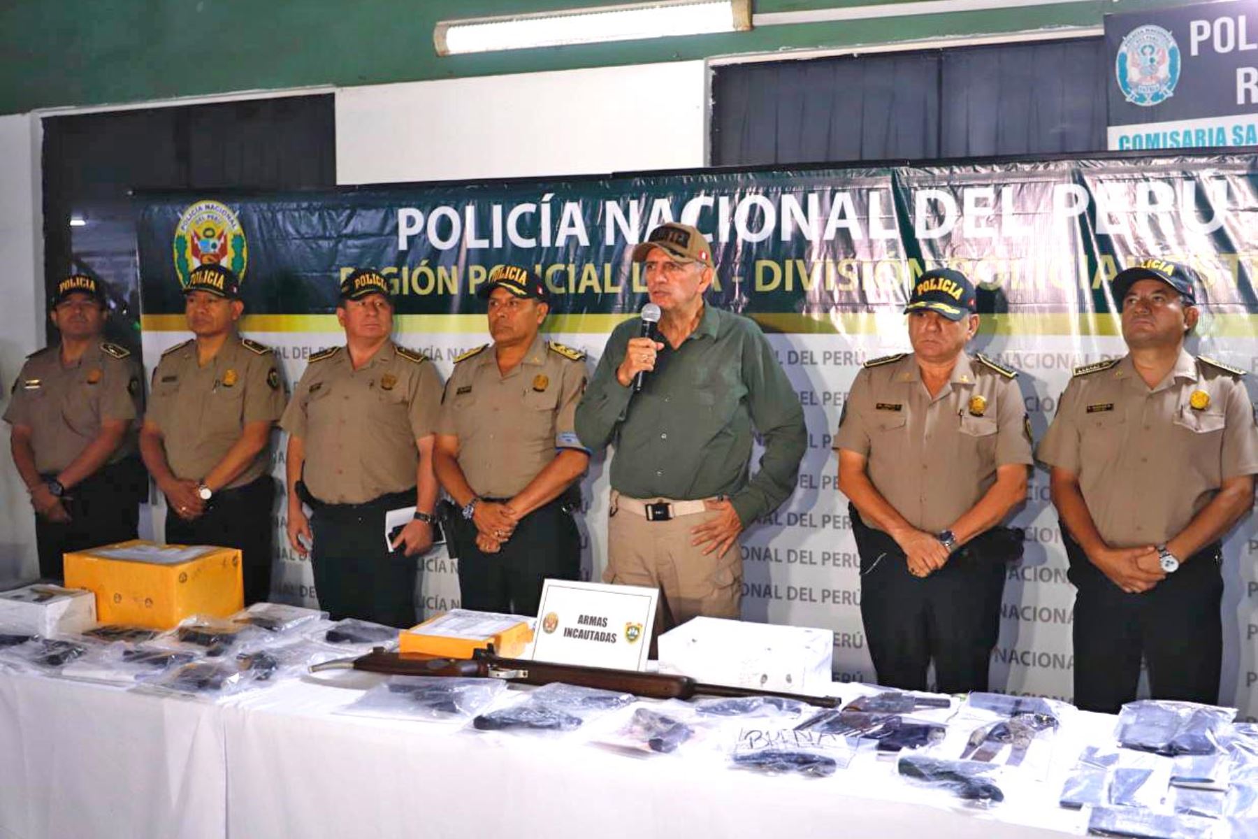 Ministro del Interior, Víctor Torres, informa resultados del plan Destello 2024. Foto: ANDINA/difusión.