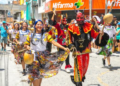 El Carnaval de Rioja es una de las celebraciones más importantes del calendario festivo de la región San Martín. ANDINA/Difusión