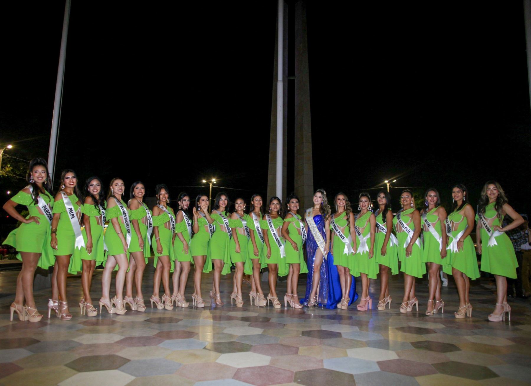 Un total de 20 jóvenes son candidatas a reina del Festival Internacional de la Vendimia de Ica. Foto: Genry Bautista