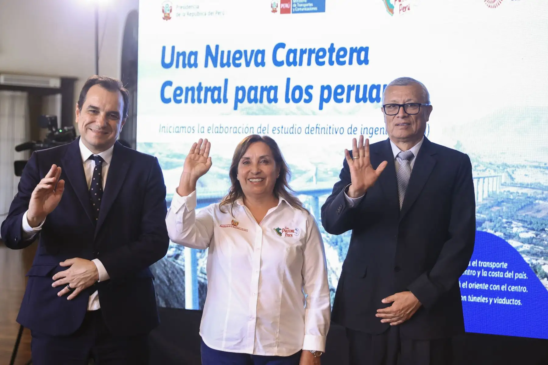 Presidenta Dina Boluarte participa en la presentación del Proyecto Nueva Carretera Central
Foto: ANDINA/Prensa Presidencia