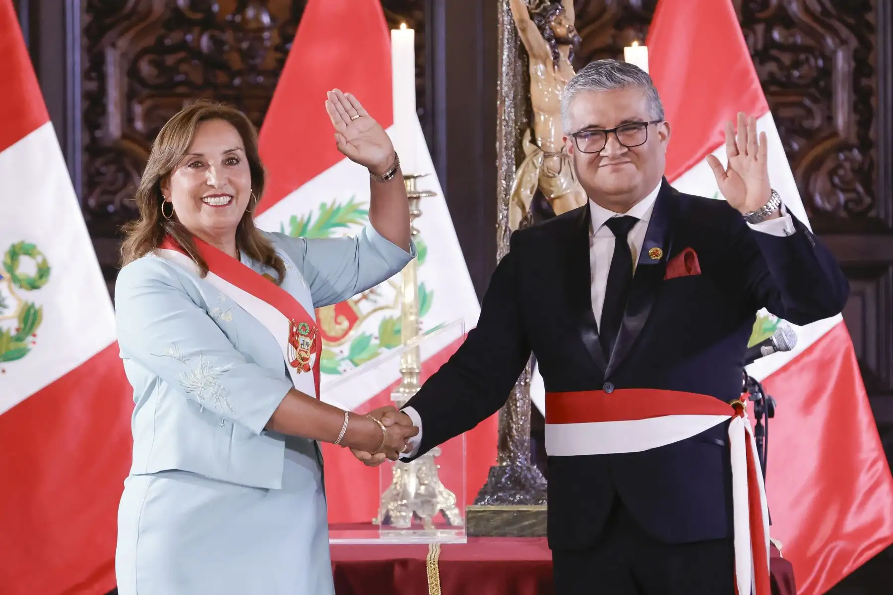 La presidenta Dina Boluarte tomó juramento a los nuevos ministros de Estado en las carteras de Defensa, Economía y Finanzas, Energía y Minas y del Ambiente.
Juan Carlos Castro Vargas nuevo Ministro del Ambiente.
Foto: ANDINA/Prensa Presidencia