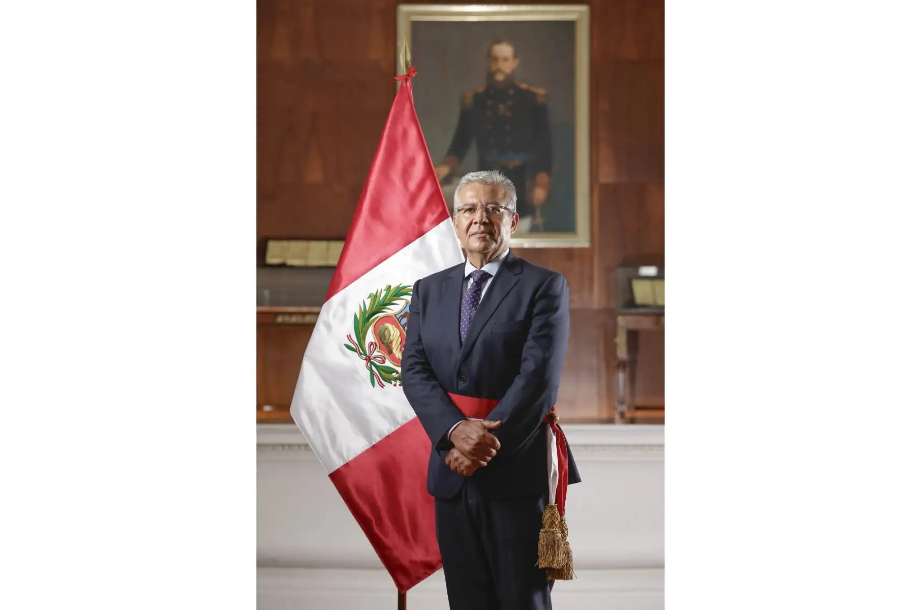 Walter Astudillo Chávez nuevo Ministro de Defensa.
Foto:ANDINA/Prensa Presidencia