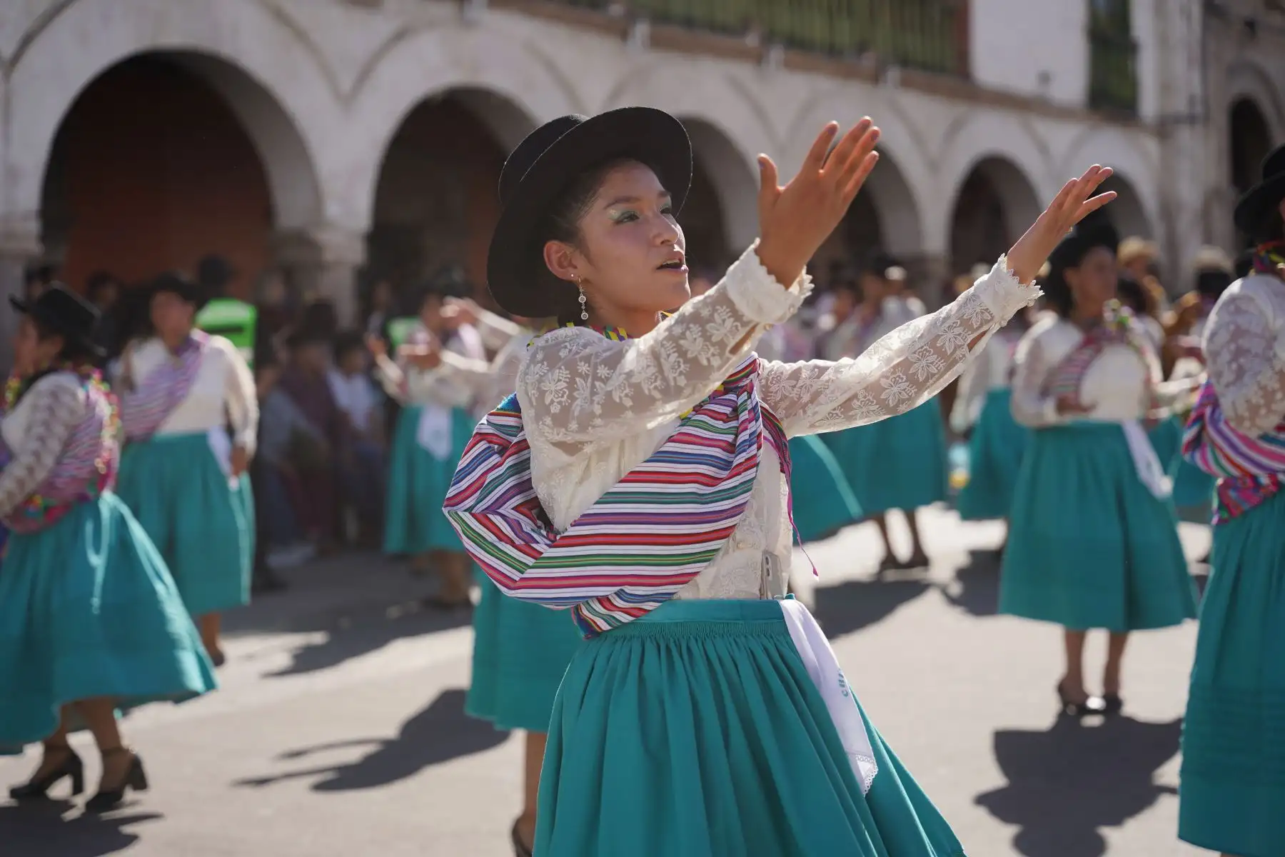 Cientos de personas disfrutaron del carnaval ayacuchano en su cuarto y ultimo día Foto: Cortesía/Genry Bautista