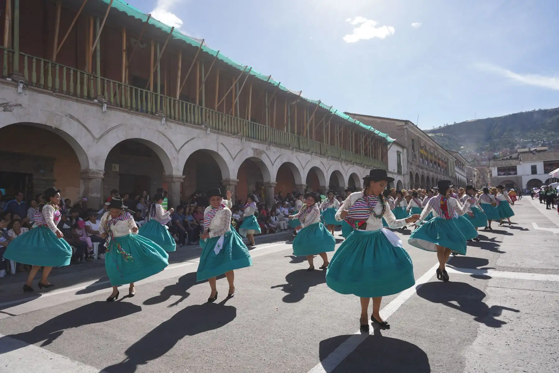 Cientos de personas disfrutaron del carnaval ayacuchano en su cuarto y ultimo día Foto: Cortesía/Genry Bautista