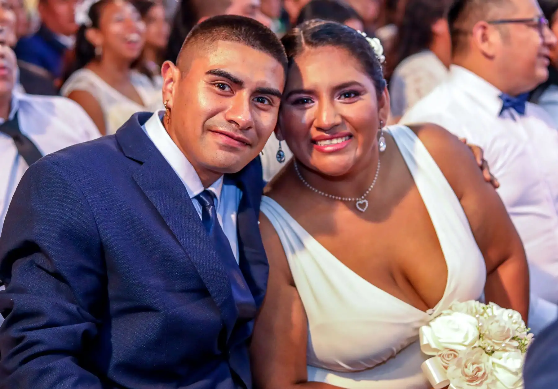 En el Día del Amor y la Amistad, la Municipalidad del Callao organizó matrimonio civil comunitario que estuvo encabezado por el alcalde Pedro Spadaro. Foto: ANDINA/ Municipalidad de Callao