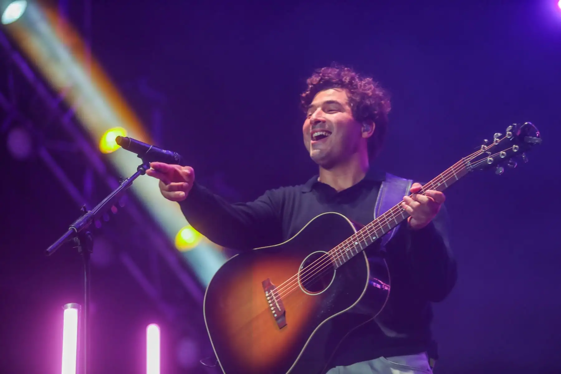 Banda mexicana Reik volvió a Perú para dar un concierto por el día de San Valentín, la velada estuvo acompañada por sus baladas clásicas y con lo nuevo de su ritmo urbano
Foto: ANDINA/Ricardo Cuba