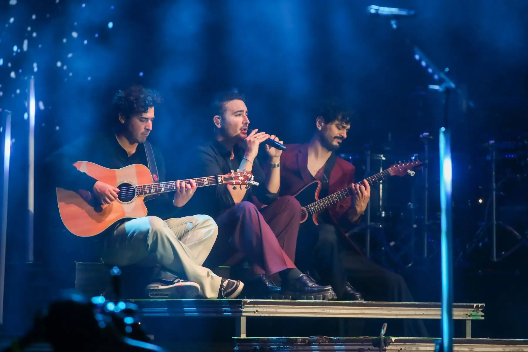 Banda mexicana Reik volvió a Perú para dar un concierto por el día de San Valentín, la velada estuvo acompañada por sus baladas clásicas y con lo nuevo de su ritmo urbano
Foto: ANDINA/Ricardo Cuba