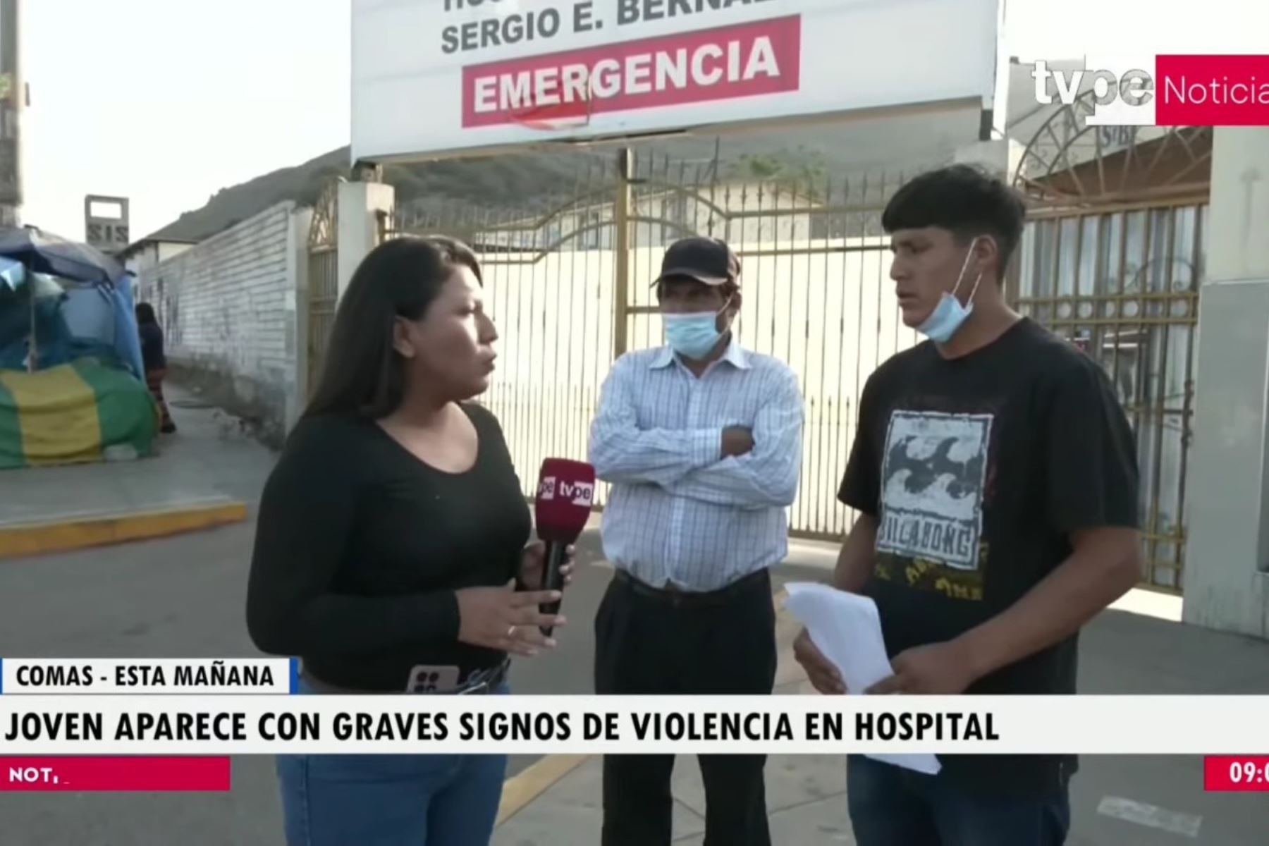 Joven desaparecida en Independencia apareció con graves signos de violencia en Canta. Foto:Captura TV