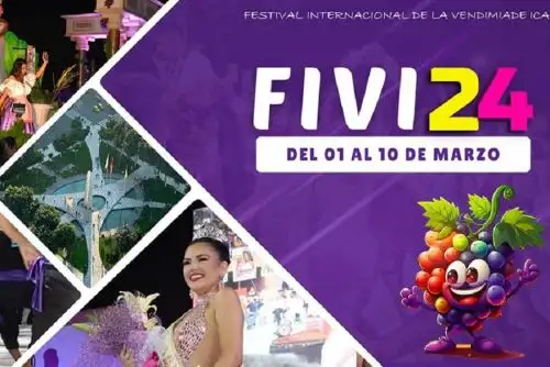 La 59º edición de la Festividad Internacional de la Vendimia de Ica se celebrará del 1 al 10 de marzo, con una serie de actividades que volverán a evidenciar la notable producción de pisco, vino y cachina, así como el rico acervo cultural que caracteriza a esta pródiga región del sur peruano.