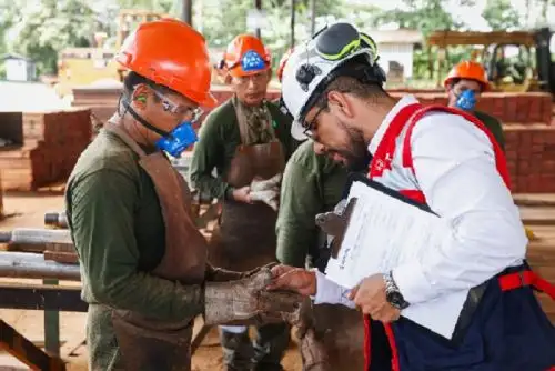 Sunafil también concientizó a los trabajadores sobre las medidas de seguridad que deben de tener en cuenta para el cuidado de su integridad física.