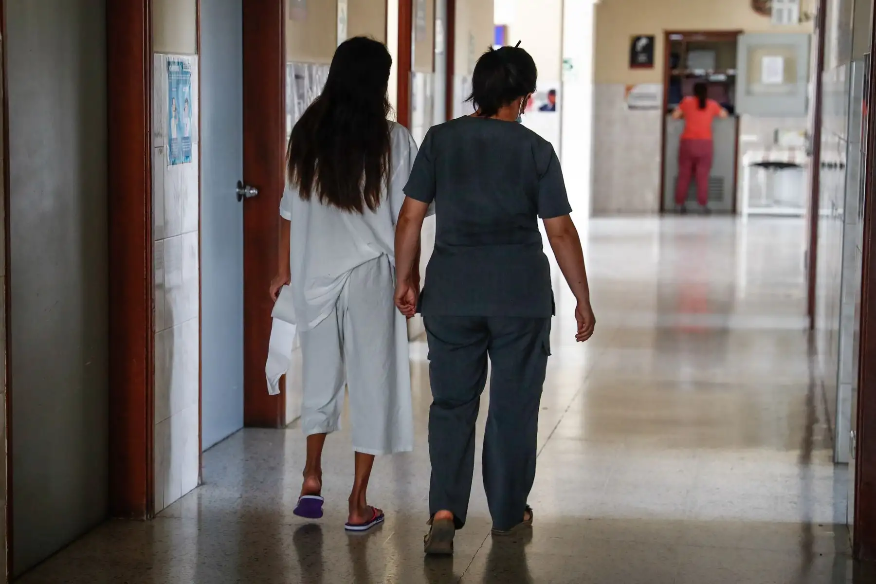 En el Departamento de Emergencias del Instituto Nacional de Salud Mental Honorio Delgado- Hideyo Noguchi se atienden los casos clínicos más extremos, principalmente en los que hubo intentos de suicidio o actos de violencia difíciles de controlar por parte de la familia del paciente. Foto: ANDINA/Daniel Bracamonte