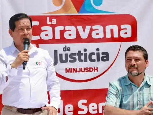 El ministro de Justicia, Eduardo Arana, visitó el distrito limeño de San Bartolo. Foto: ANDINA/difusión.