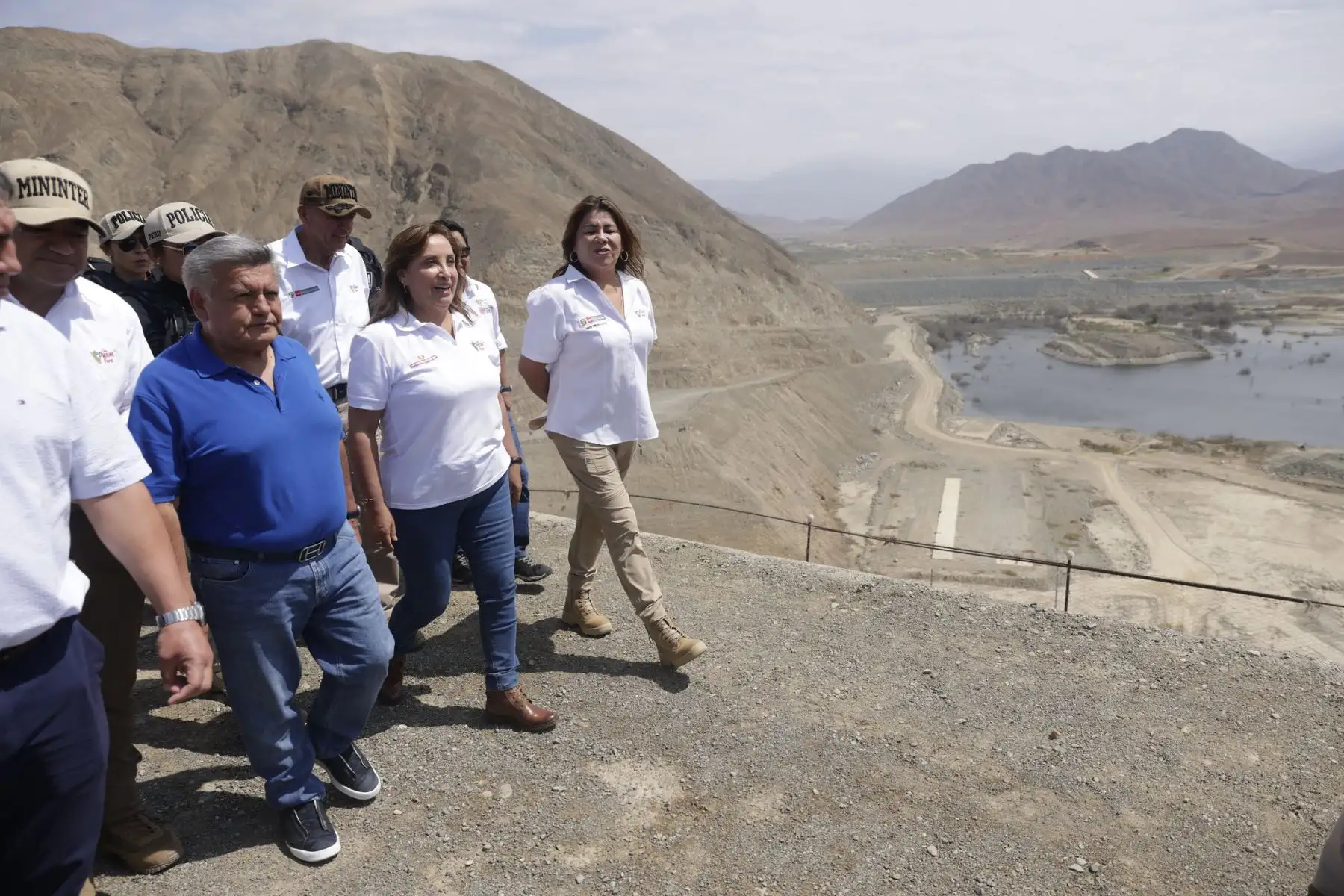 La presidenta de la República, Dina Boluarte, participó en la firma del acta para el inicio de negociaciones para el contrato de Gobierno a Gobierno de Perú y Canadá para la ejecución del proyecto Chavimochic III. Foto: ANDINA/Presidencia