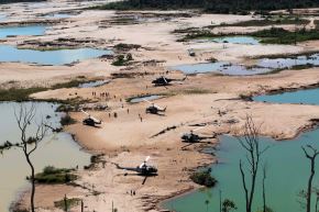 La Pampa, zona de minería ilegal en Madre de Dios. Imagen de archivo (2019). Foto: EFE