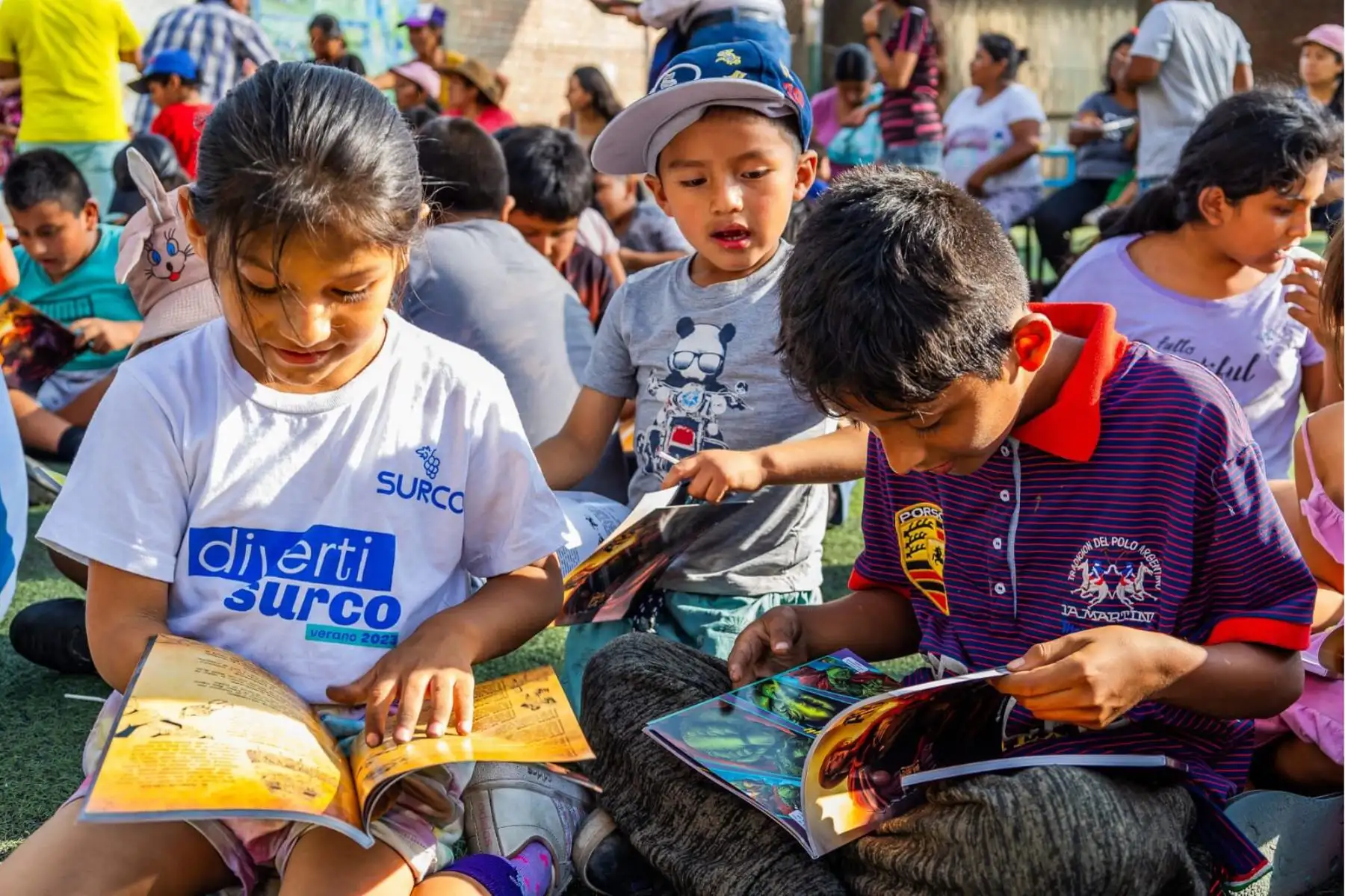 Niños y niñas del Rímac y San Juan de Miraflores participaron en la estrategia 