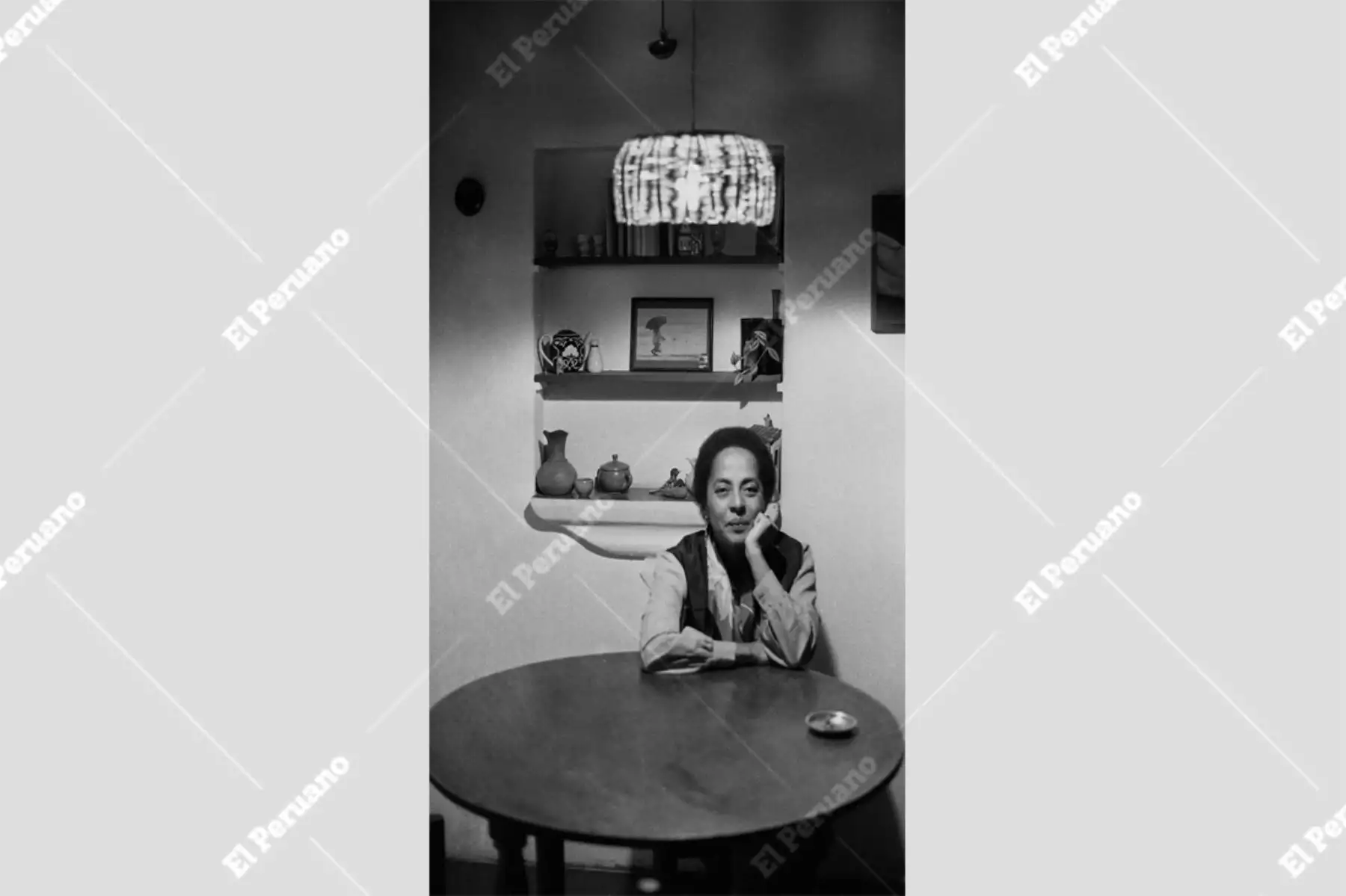 Lima - 9 junio 1987 / Entrevista a la cantante afroperuana Susana Baca. Foto: Archivo Histórico El Peruano